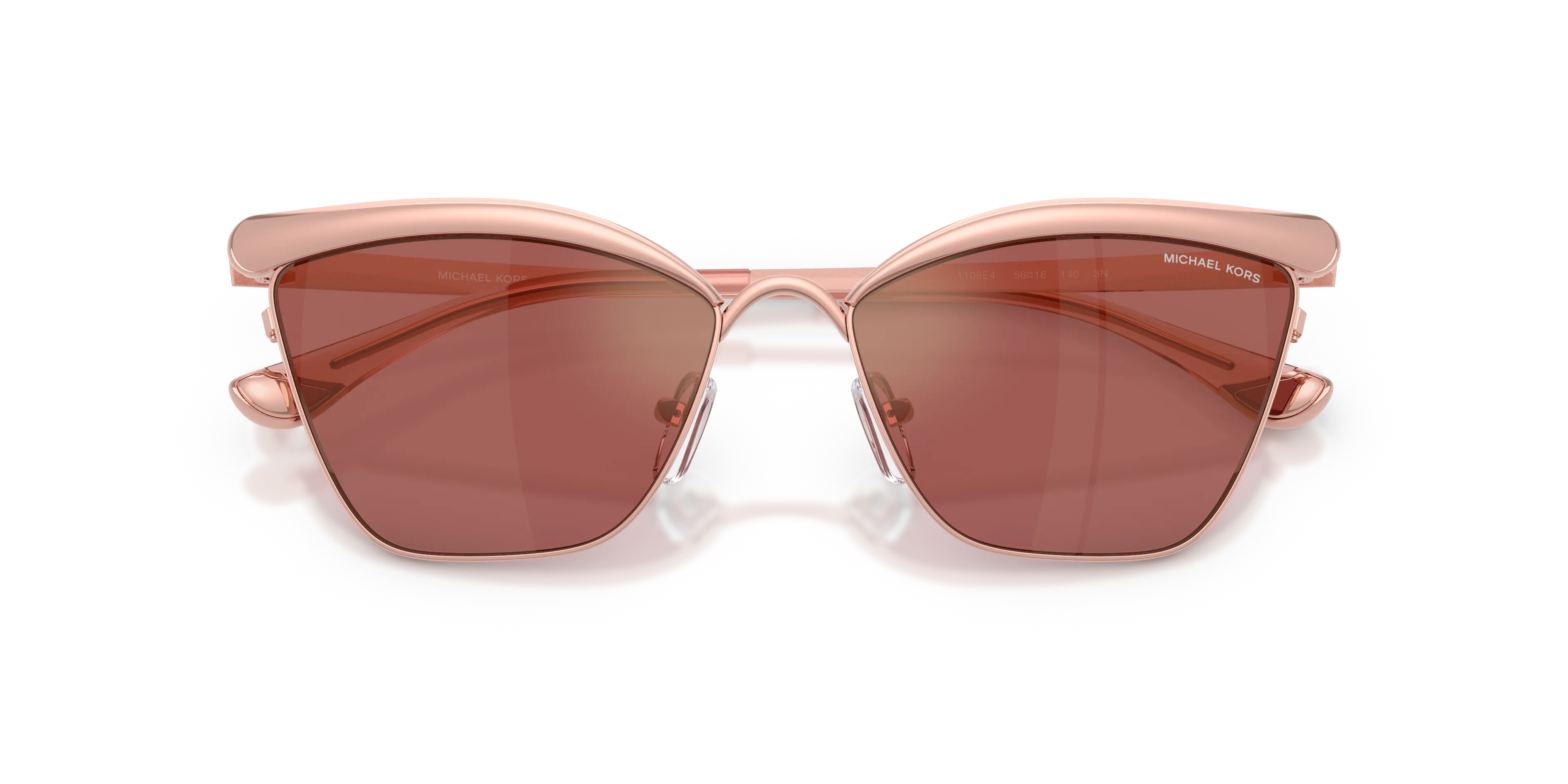 Michael Kors MK1174 SCOTTSDALE 1108E4 Occhiali da sole Metallo Oro Viola Cat Eye Normale - immagine 2