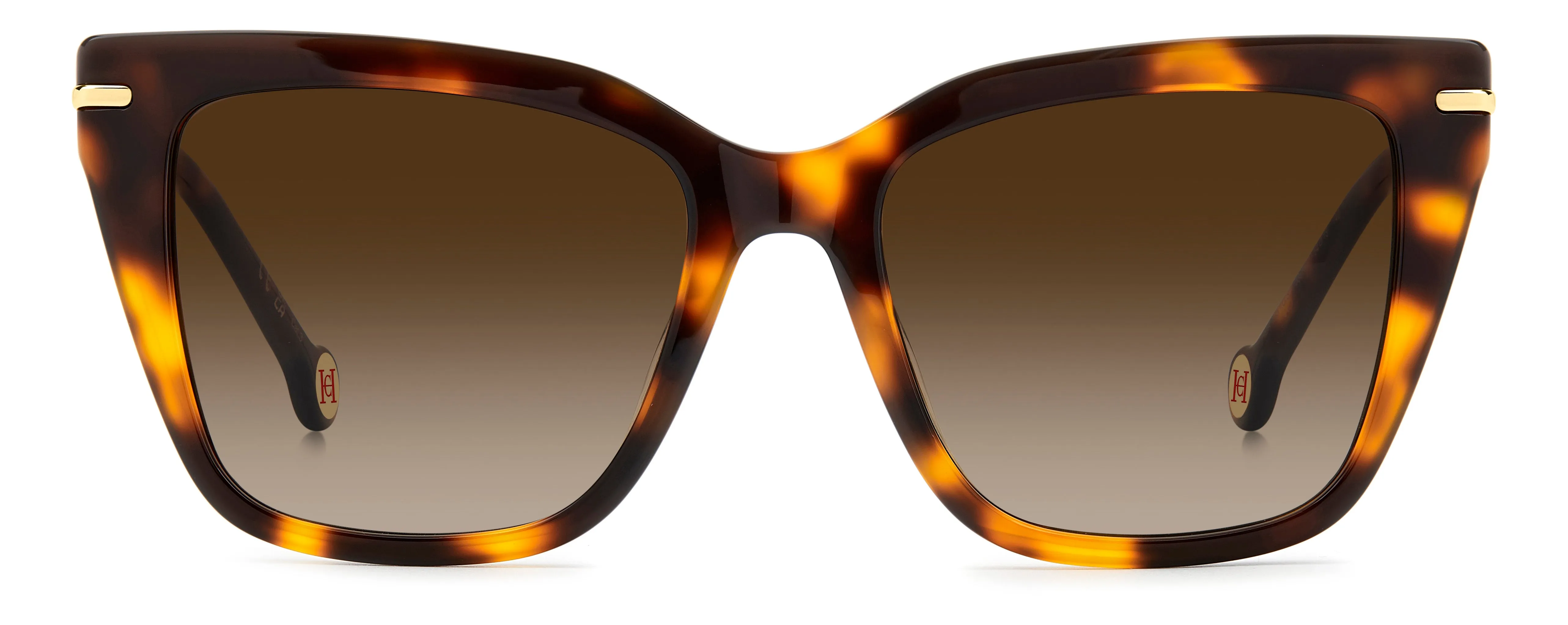 Carolina Herrera HER 0351/G/S 086/HA Occhiali da sole Acetato Havana Marrone Cat Eye Normale Sfumato - immagine 2