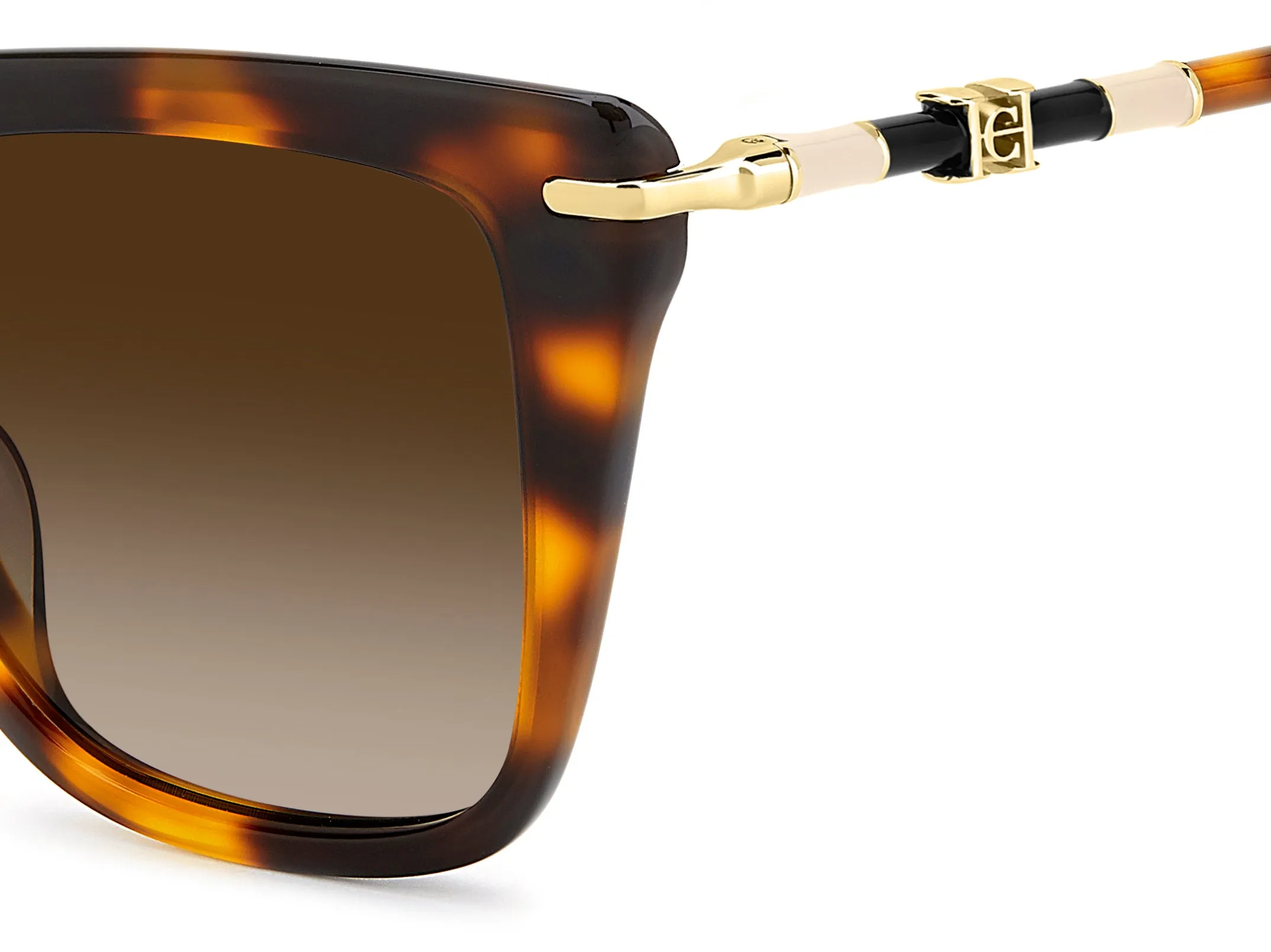 Carolina Herrera HER 0351/G/S 086/HA Occhiali da sole Acetato Havana Marrone Cat Eye Normale Sfumato - immagine 3