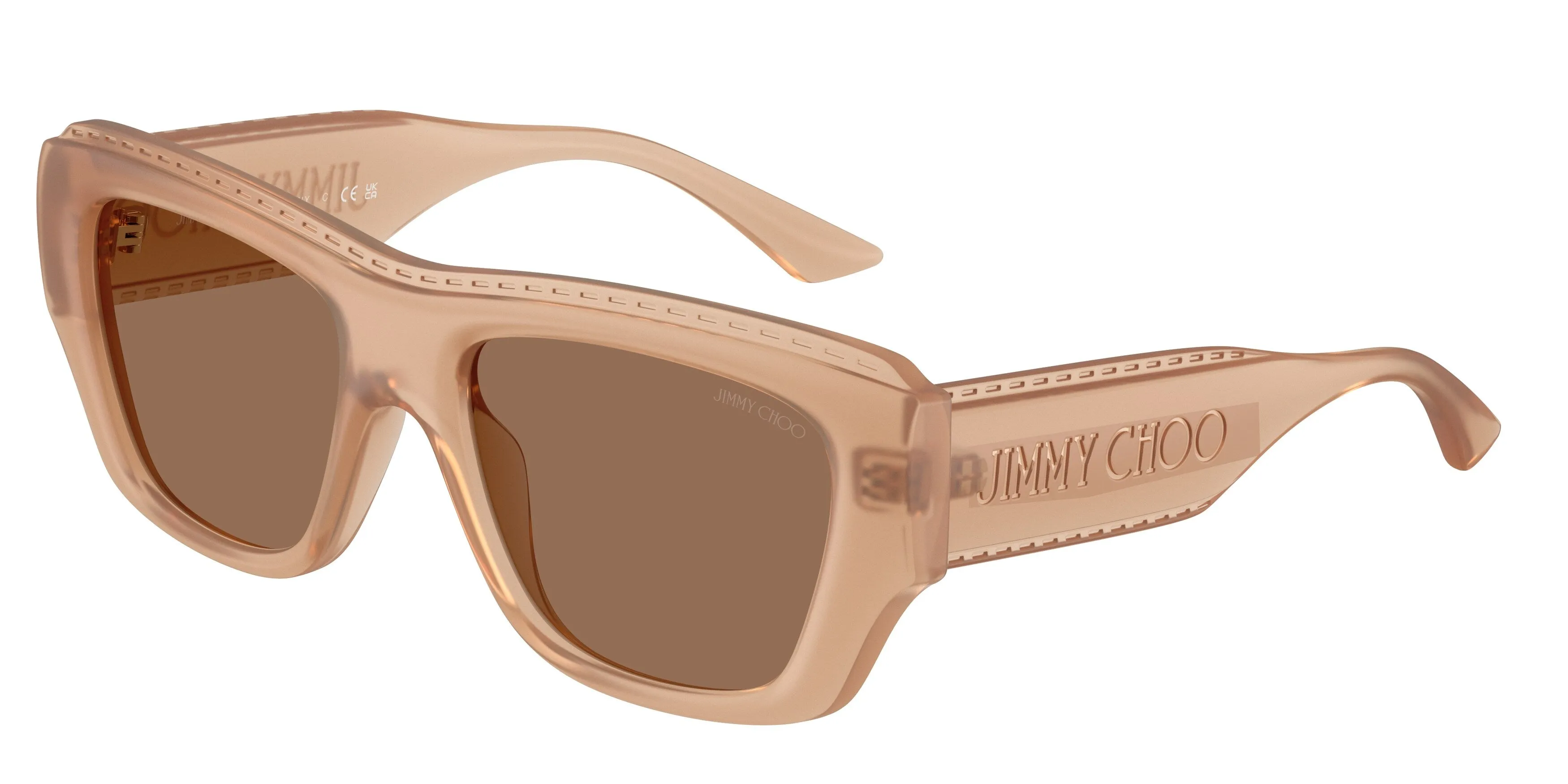 Jimmy Choo JC6003U 509173 Occhiali da sole Iniettato Marrone Marrone Squadrata Normale - immagine 1