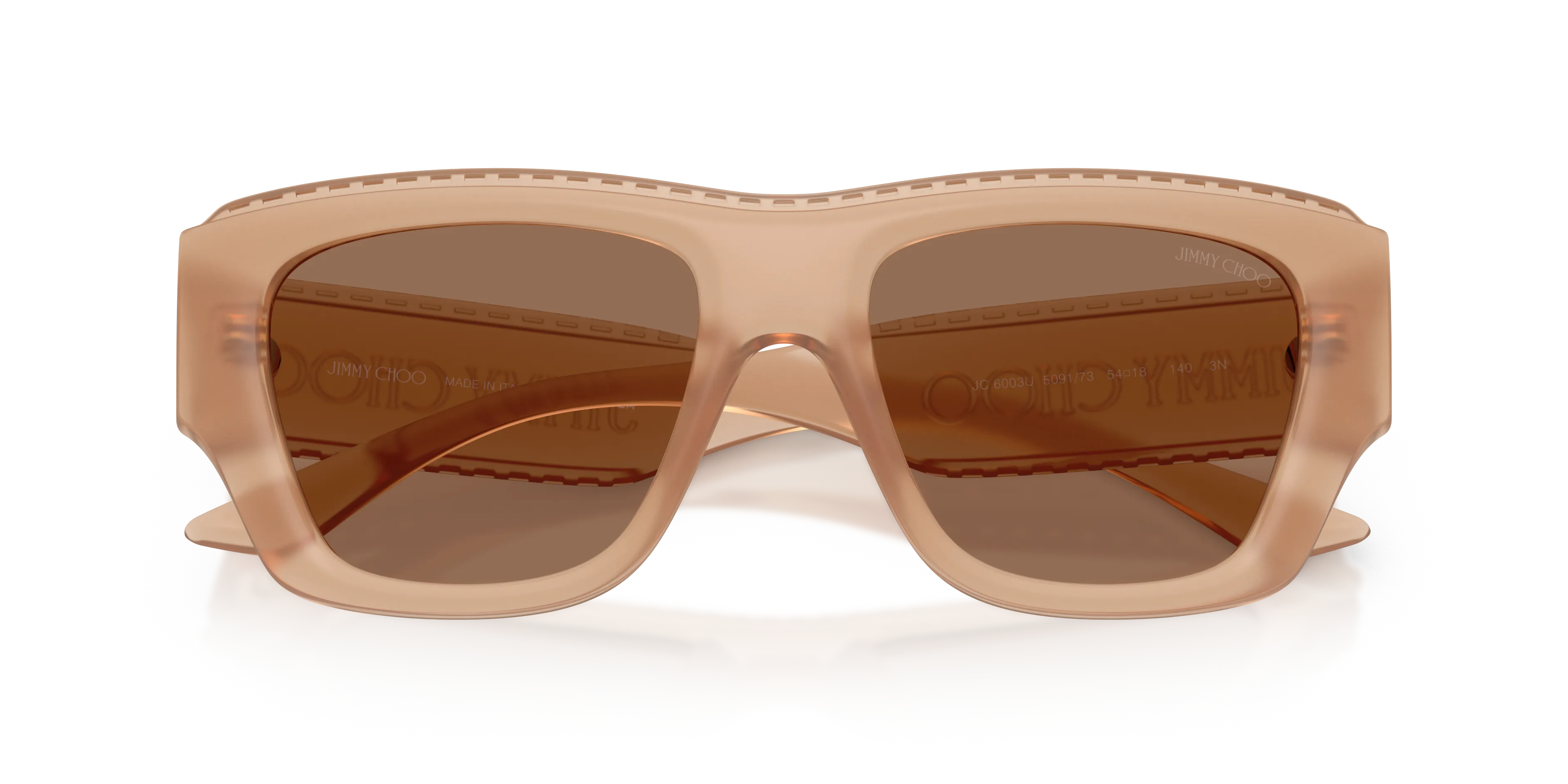 Jimmy Choo JC6003U 509173 Occhiali da sole Iniettato Marrone Marrone Squadrata Normale - immagine 2