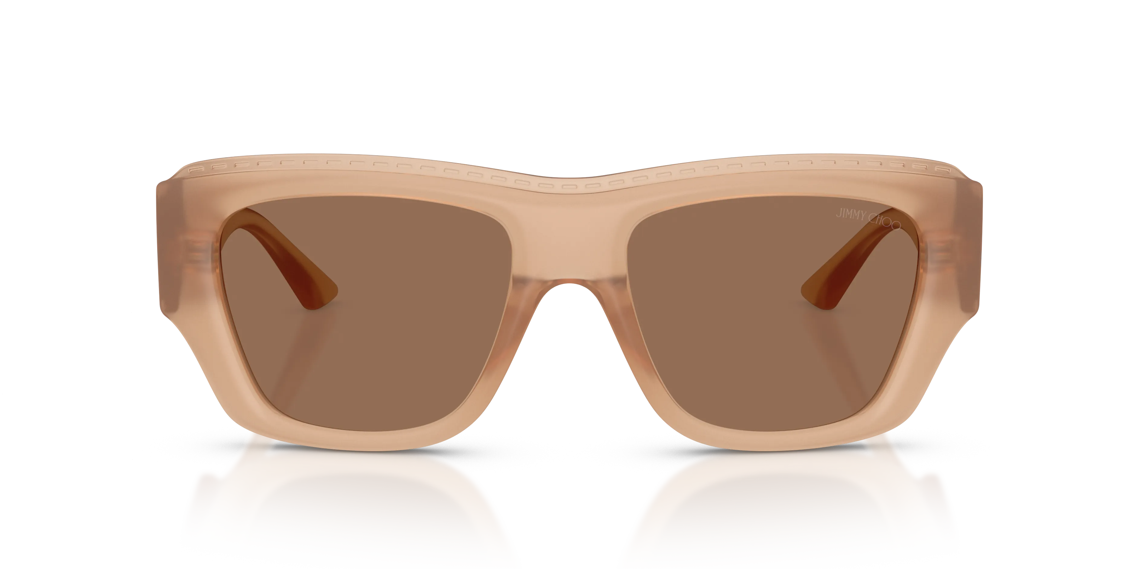 Jimmy Choo JC6003U 509173 Occhiali da sole Iniettato Marrone Marrone Squadrata Normale - immagine 3