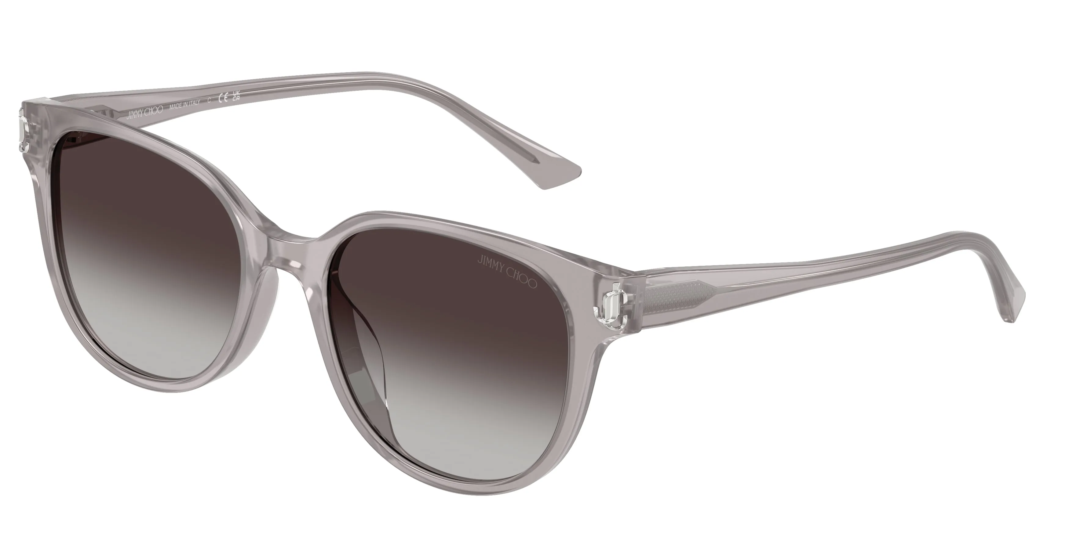 Jimmy Choo JC5057D 50968G Occhiali da sole Acetato Grigio Pantos Normale Sfumato - immagine 1