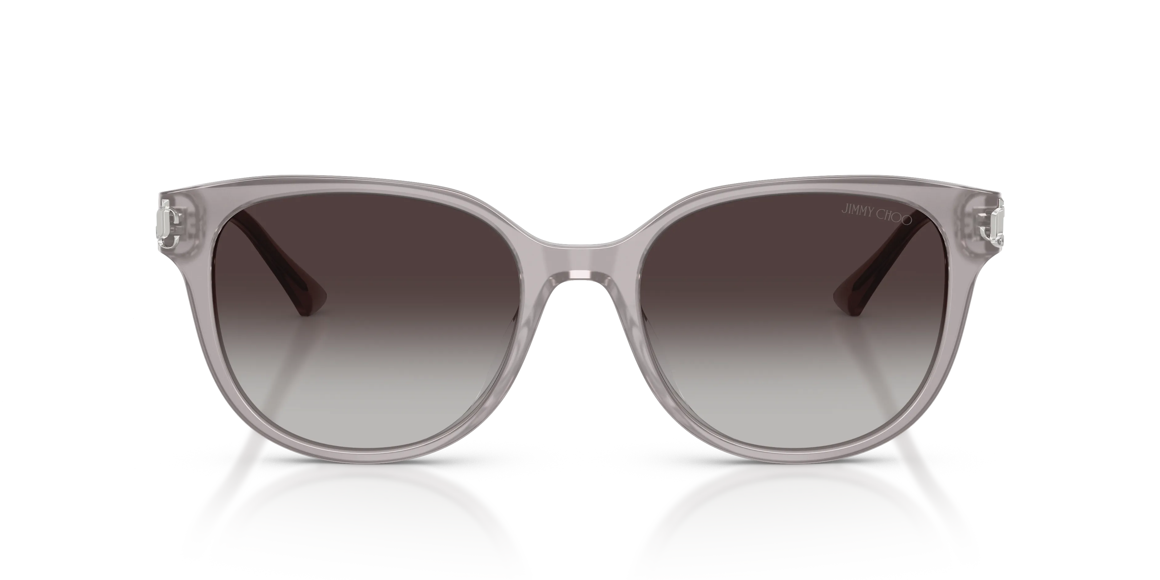Jimmy Choo JC5057D 50968G Occhiali da sole Acetato Grigio Pantos Normale Sfumato - immagine 3