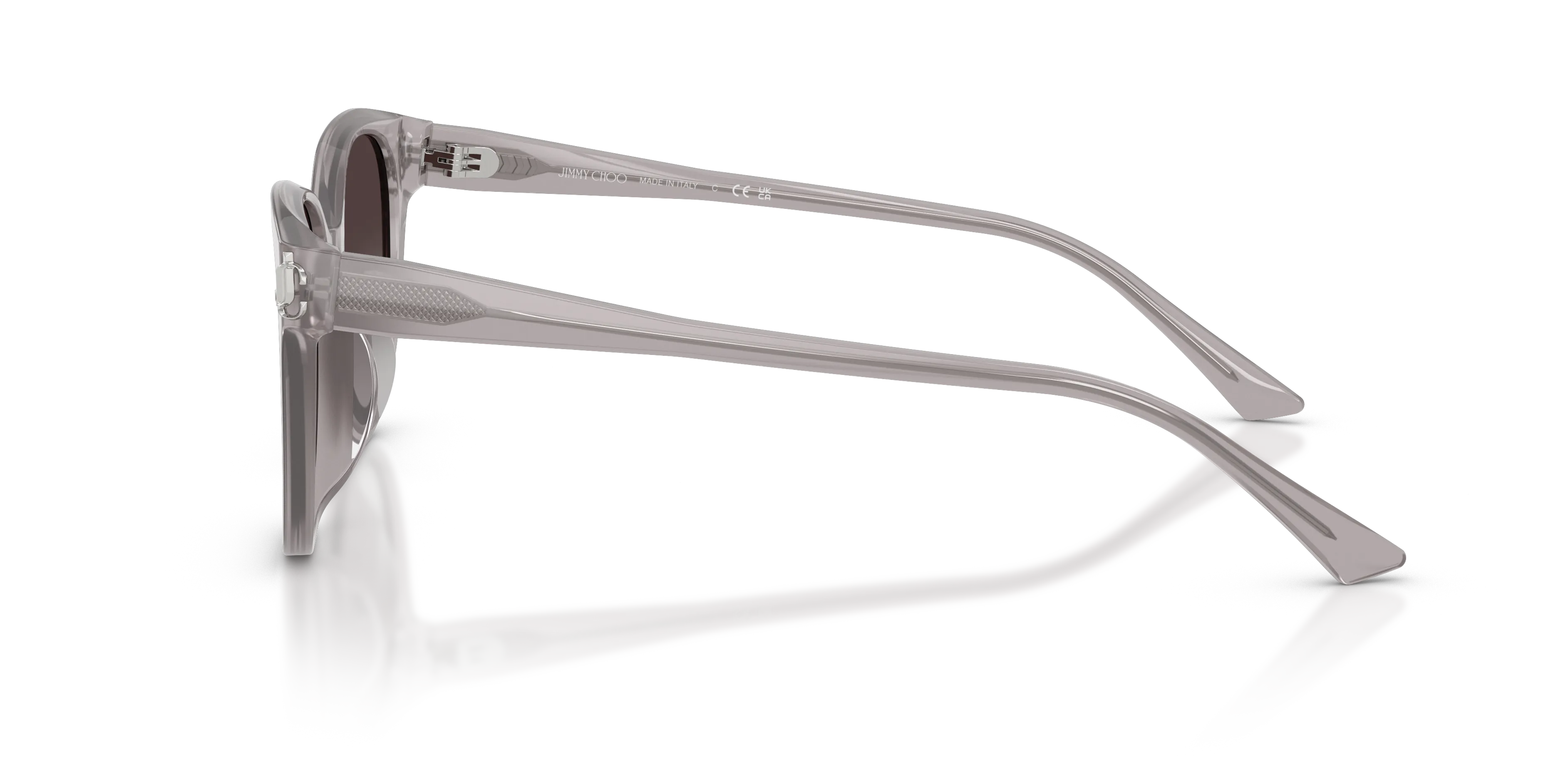 Jimmy Choo JC5057D 50968G Occhiali da sole Acetato Grigio Pantos Normale Sfumato - immagine 4