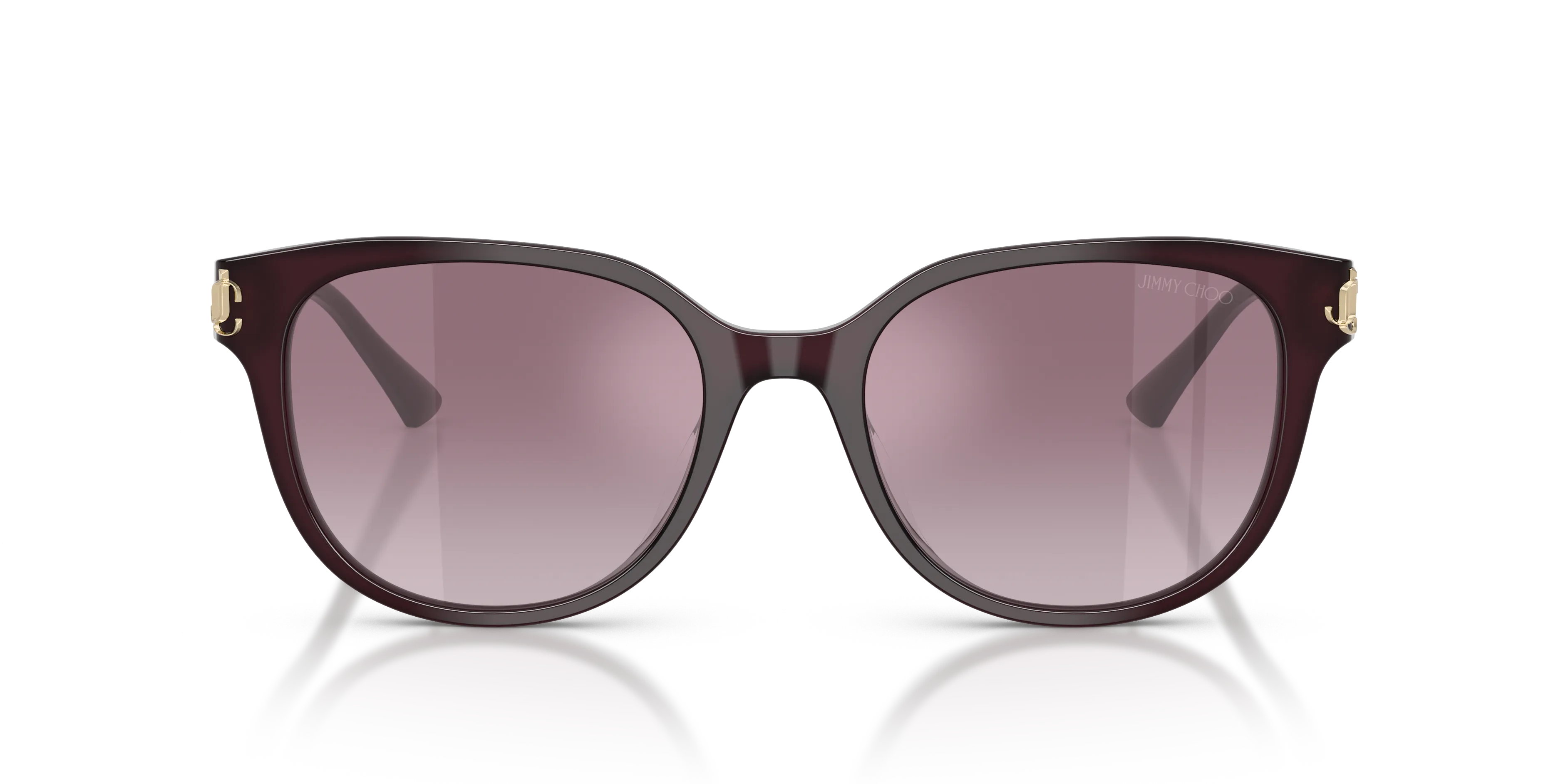 Jimmy Choo JC5057D 50866X Occhiali da sole Acetato Viola Viola Pantos Normale Sfumato - immagine 3