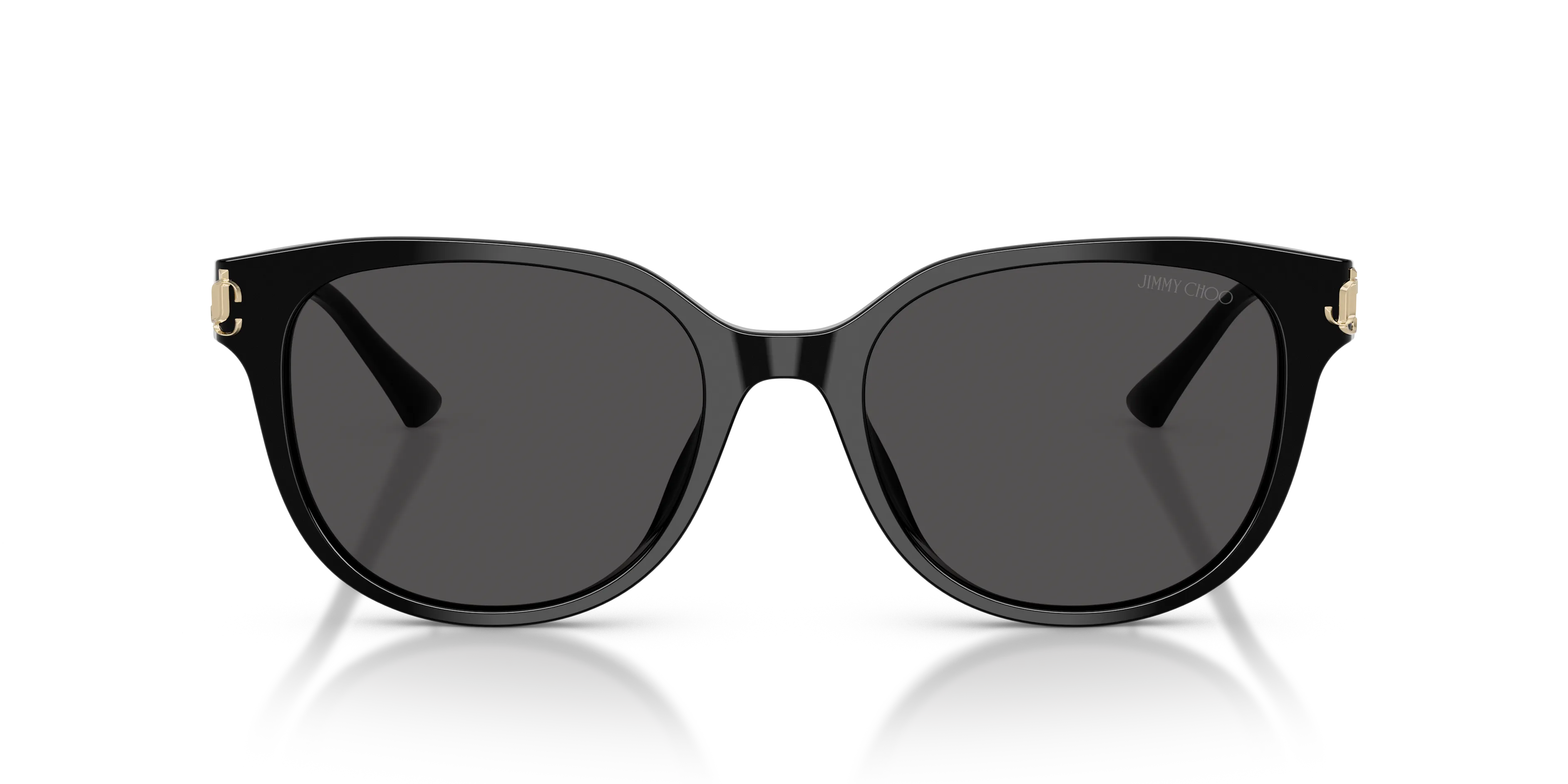 Jimmy Choo JC5057D 500087 Occhiali da sole Acetato Nero Grigio Pantos Normale - immagine 3