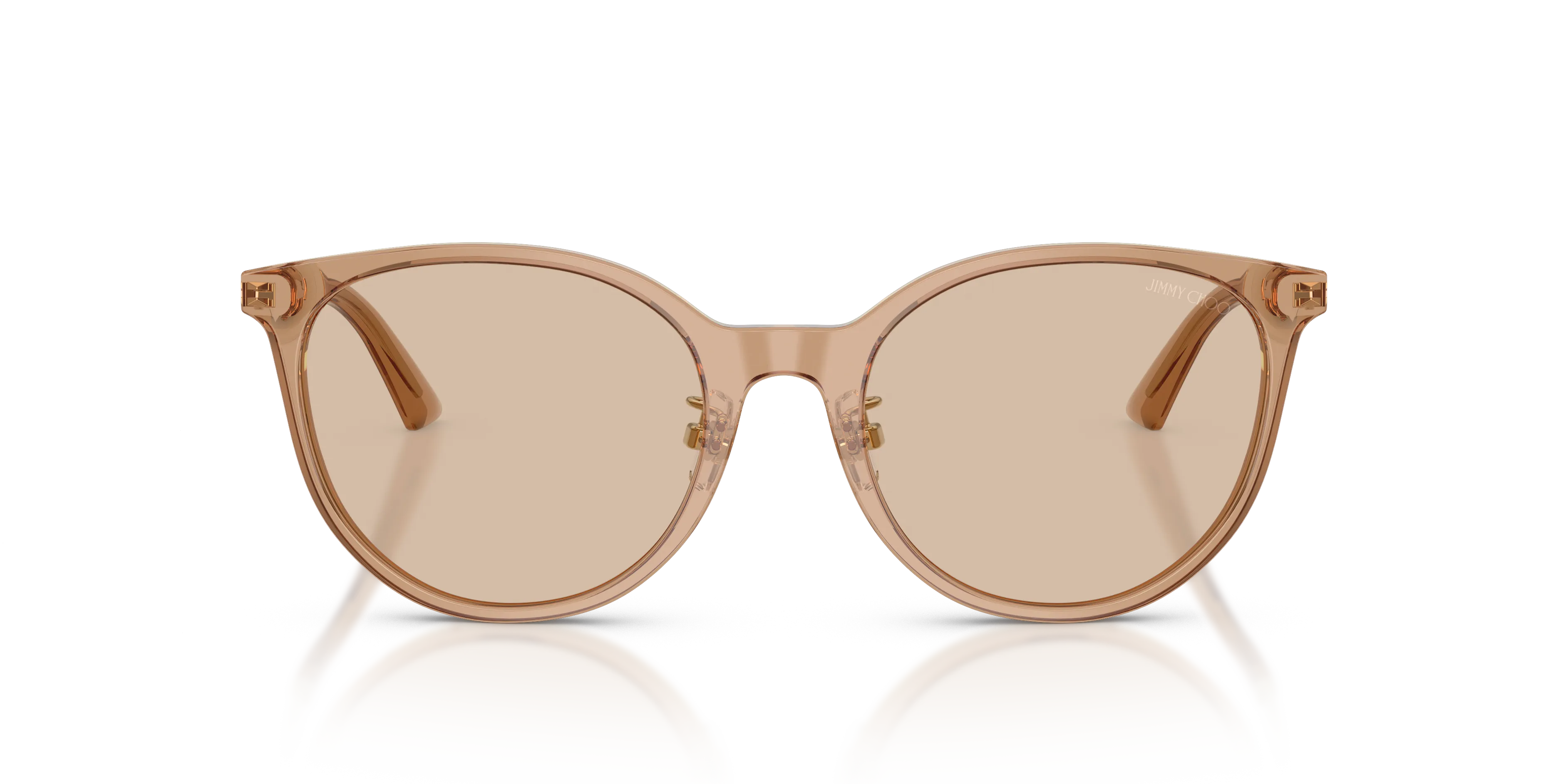 Jimmy Choo JC5056JD 507693 Occhiali da sole Acetato Marrone Marrone Pantos Normale - immagine 3