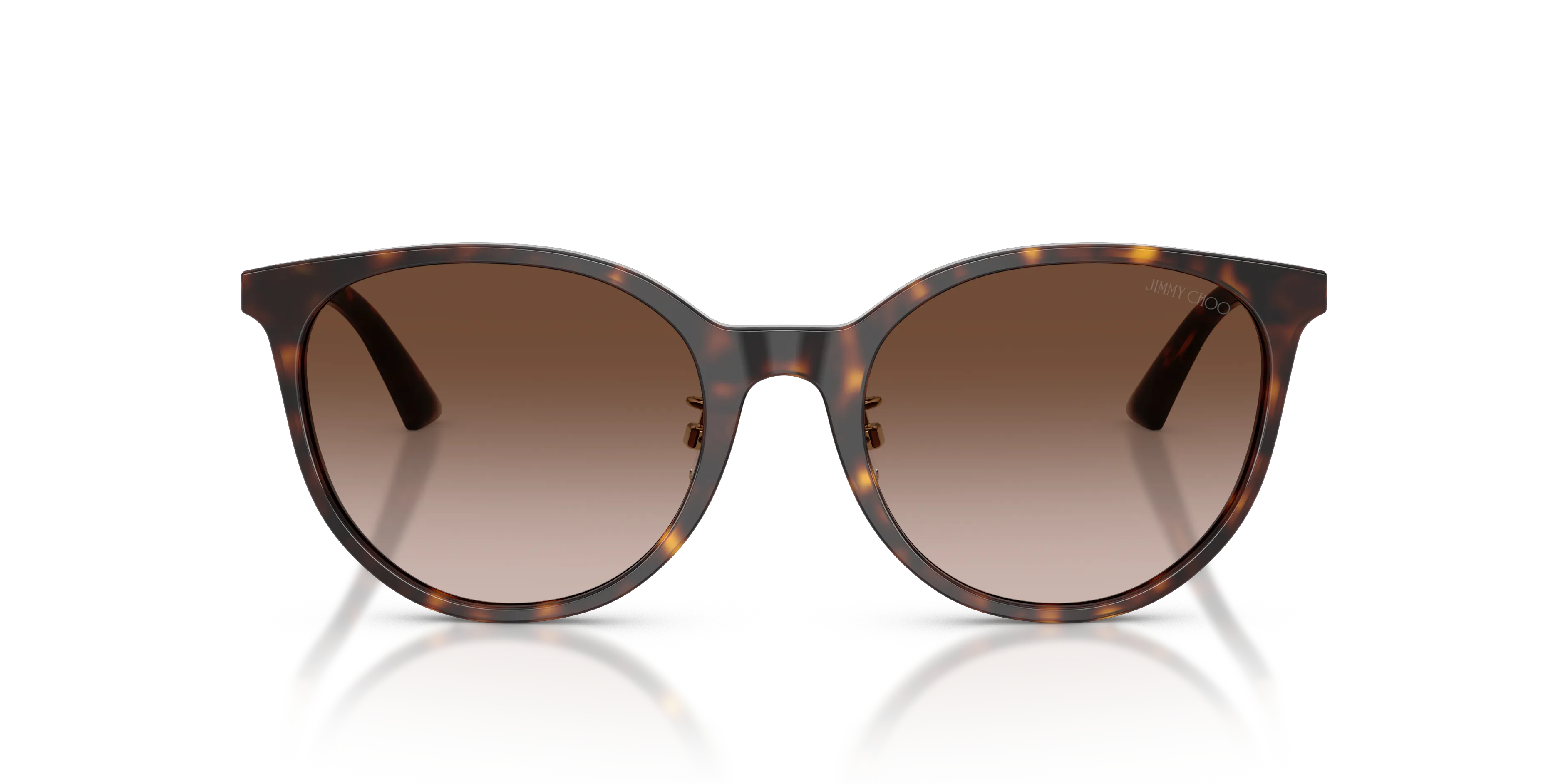 Jimmy Choo JC5056JD 500213 Occhiali da sole Acetato Tartaruga Marrone Pantos Normale Sfumato - immagine 3
