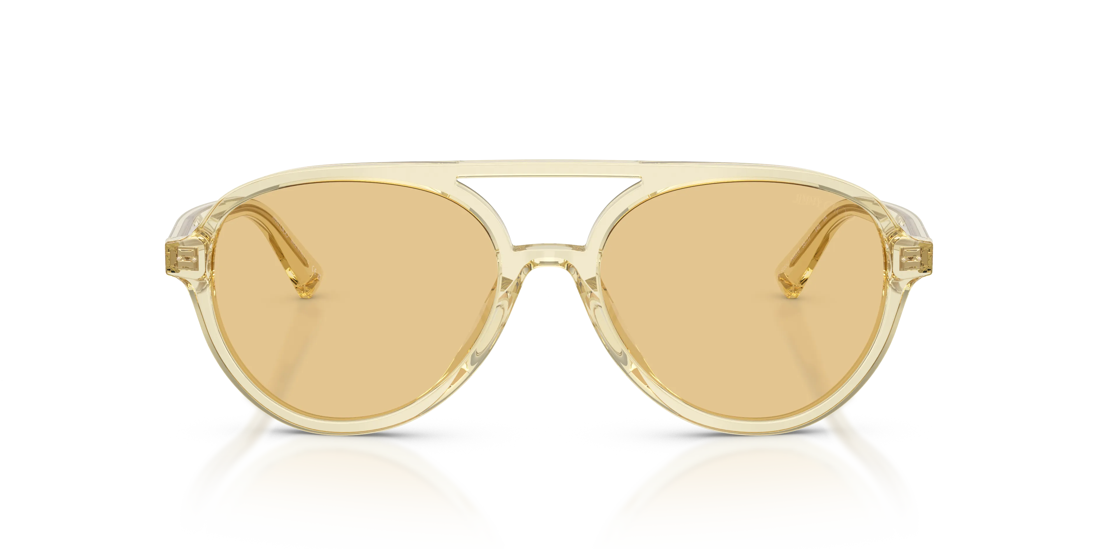 Jimmy Choo JC5055U 5083/8 Occhiali da sole Acetato Giallo Giallo Pilot Normale - immagine 3