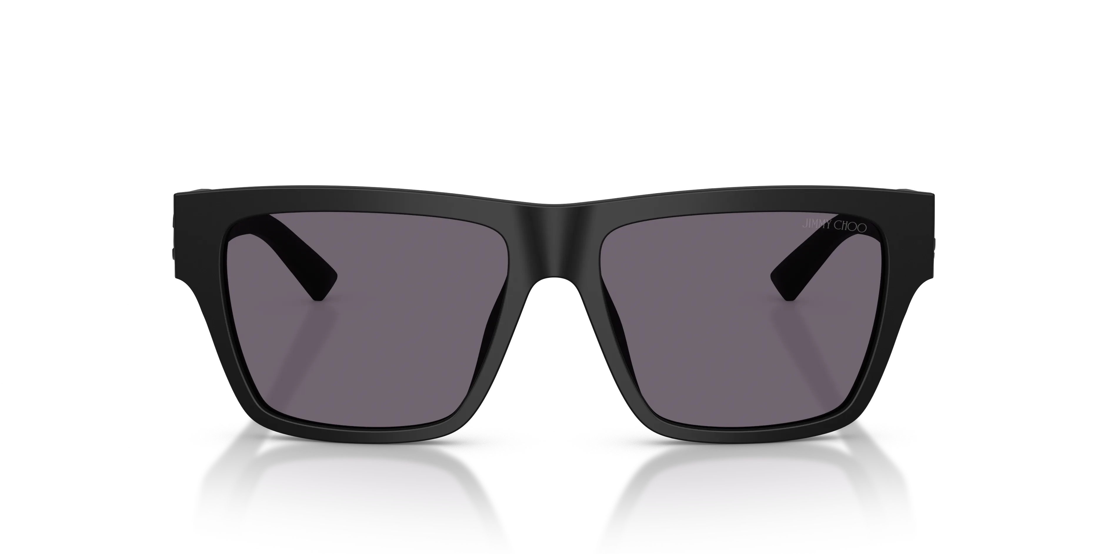 Jimmy Choo JC5052U 50011A Occhiali da sole Acetato Nero Viola Squadrata Normale - immagine 3