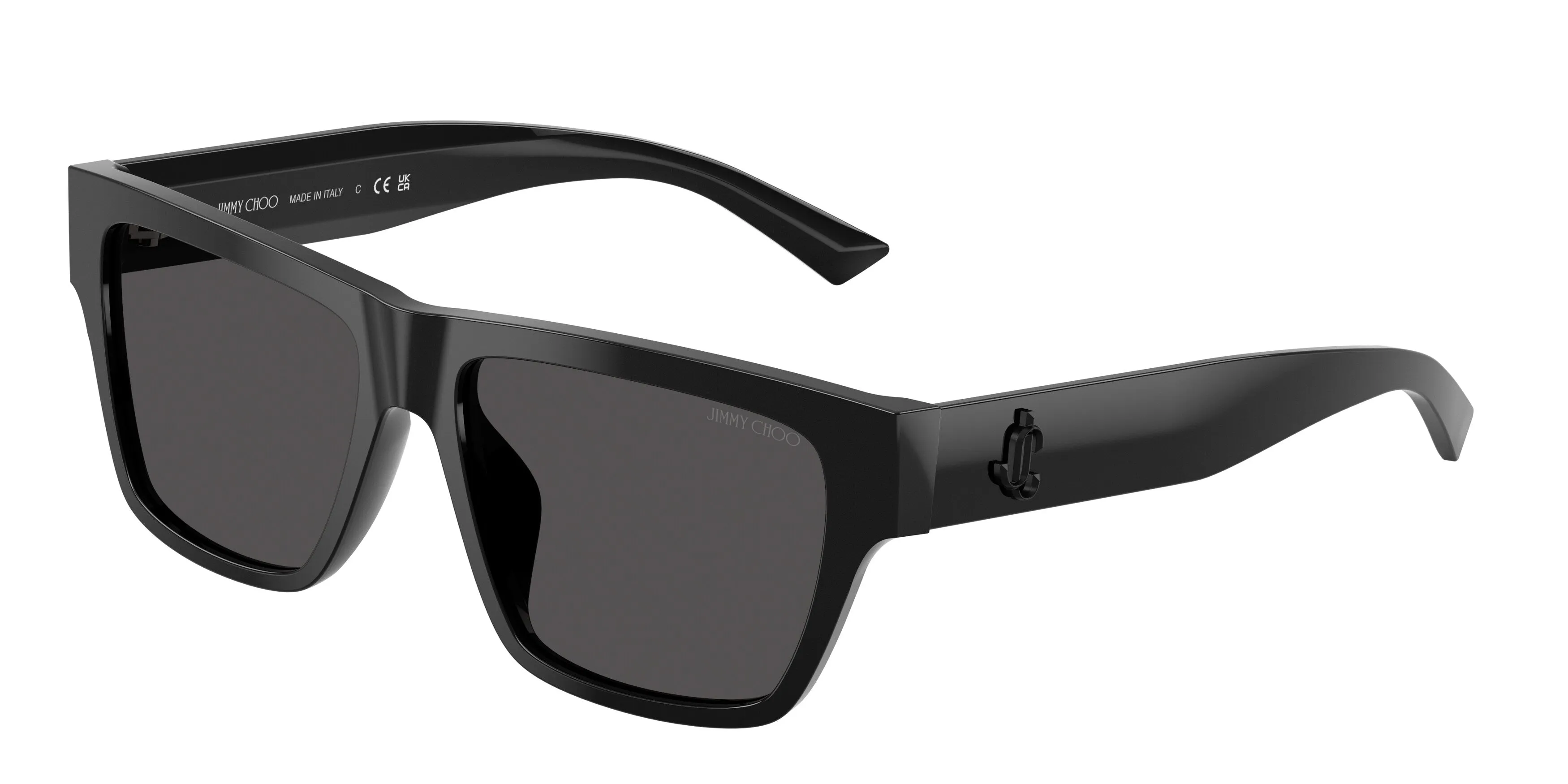 Jimmy Choo JC5052U 500087 Occhiali da sole Acetato Nero Squadrata Normale - immagine 1