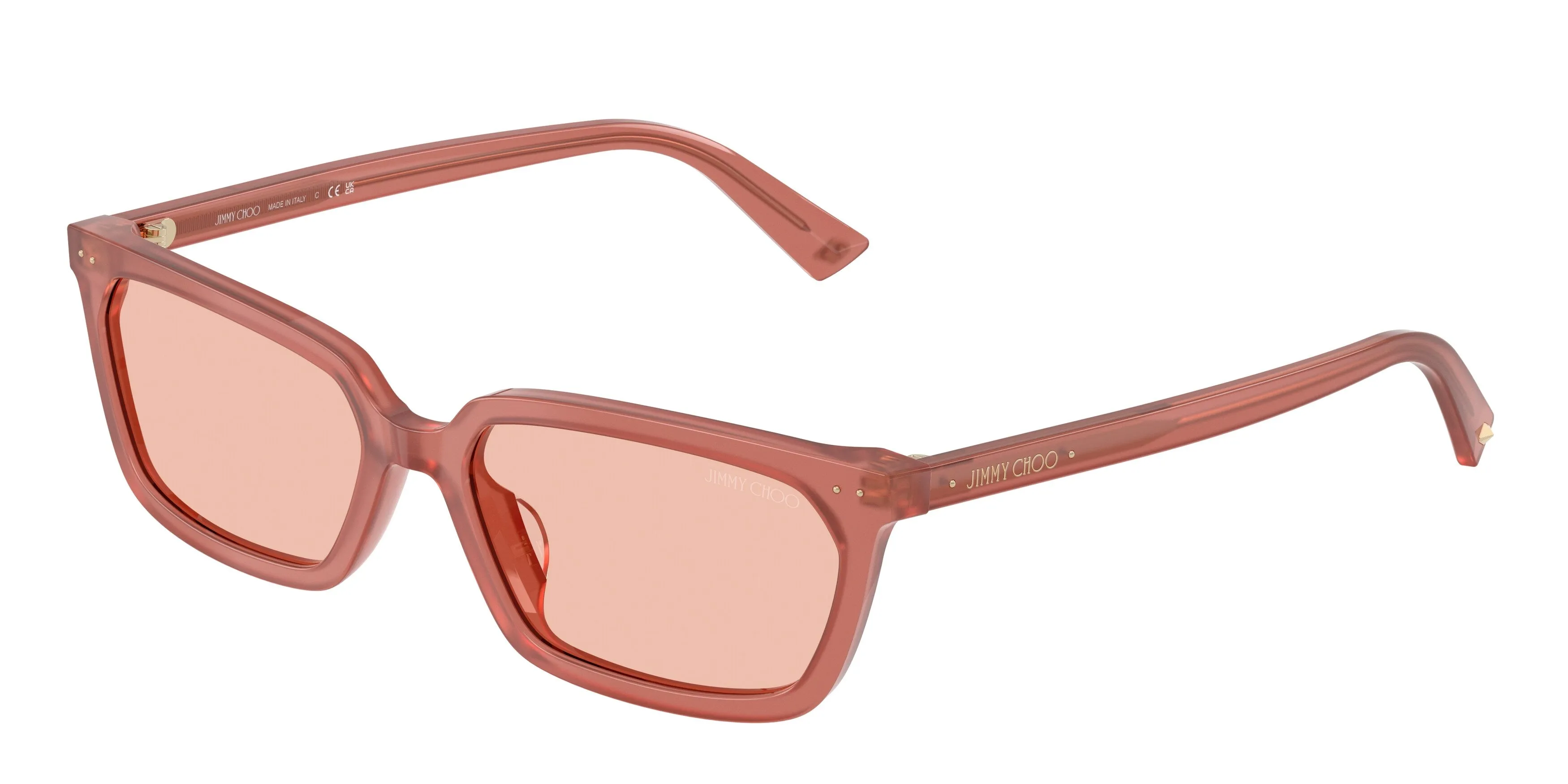 Jimmy Choo JC5050U 508484 Occhiali da sole Acetato Rosa Rosa Squadrata Normale - immagine 1
