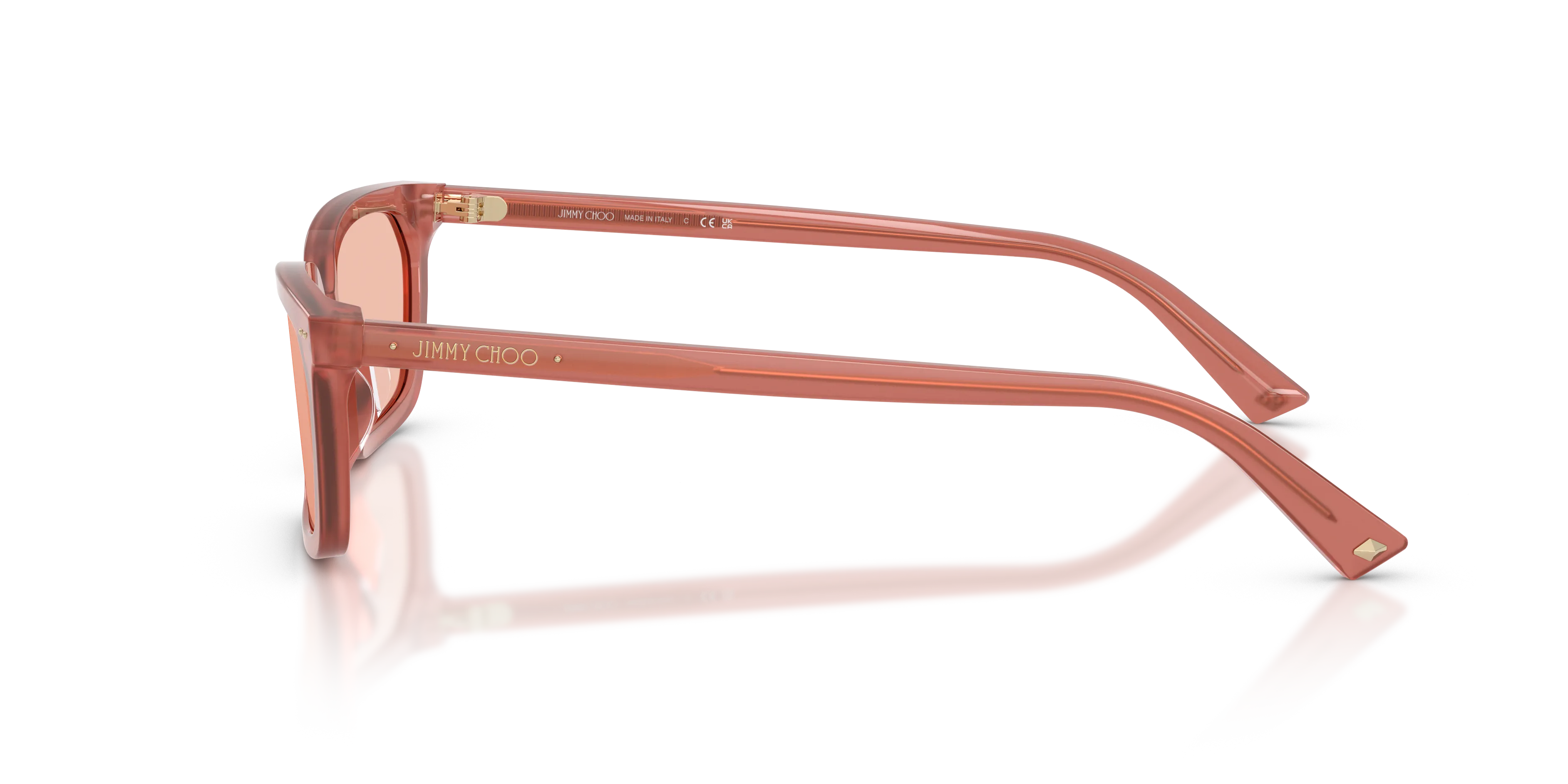 Jimmy Choo JC5050U 508484 Occhiali da sole Acetato Rosa Rosa Squadrata Normale - immagine 4