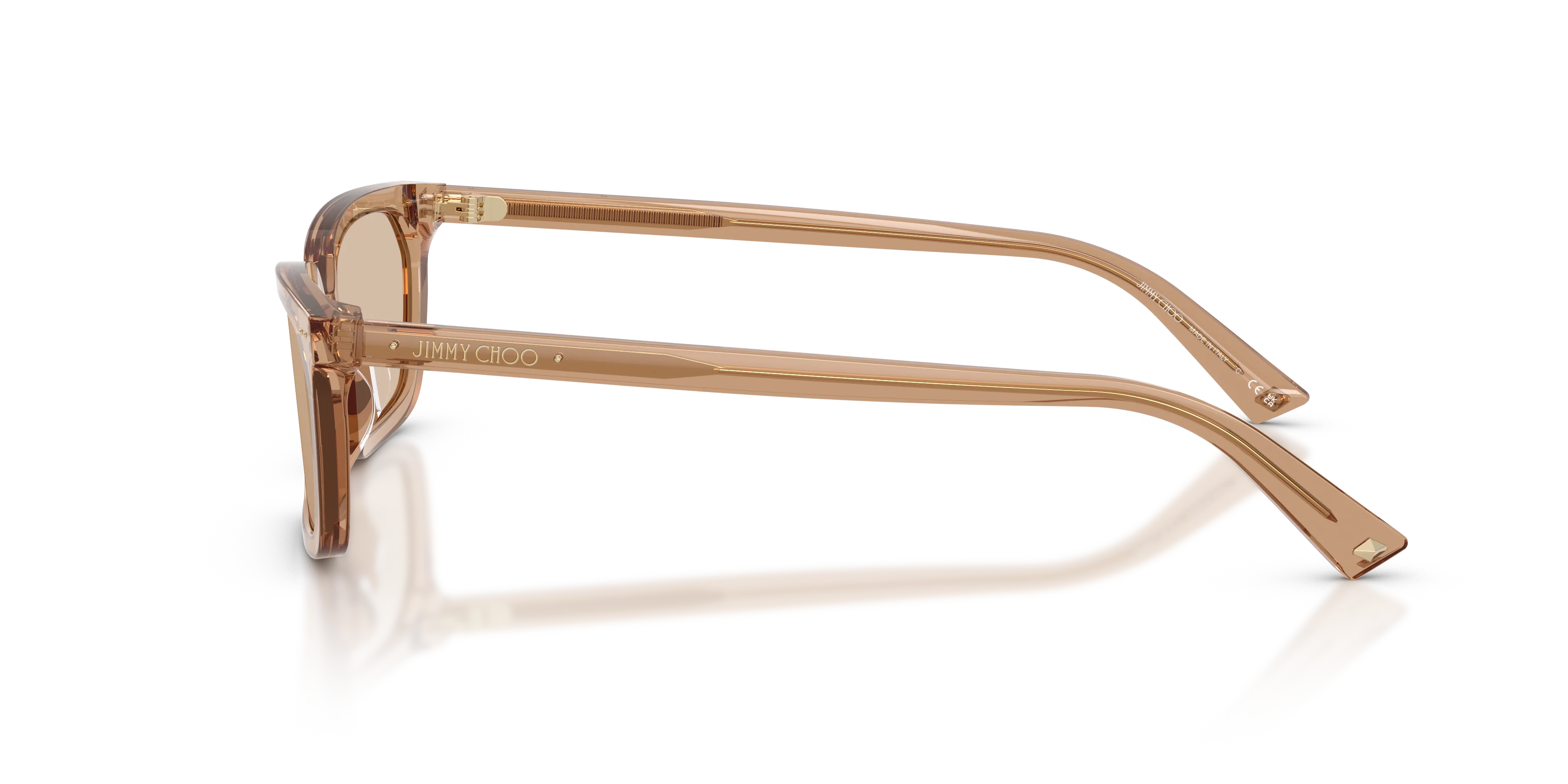 Jimmy Choo JC5050U 507693 Occhiali da sole Acetato Marrone Marrone Squadrata Normale - immagine 4