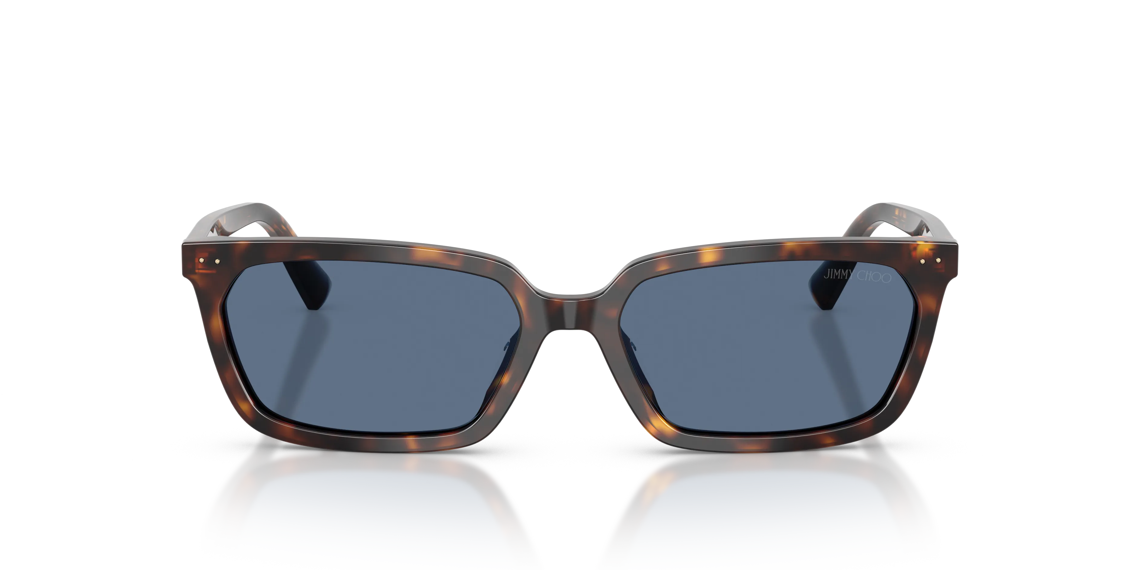 Jimmy Choo JC5050U 500280 Occhiali da sole Acetato Tartaruga Blu Squadrata Normale - immagine 3