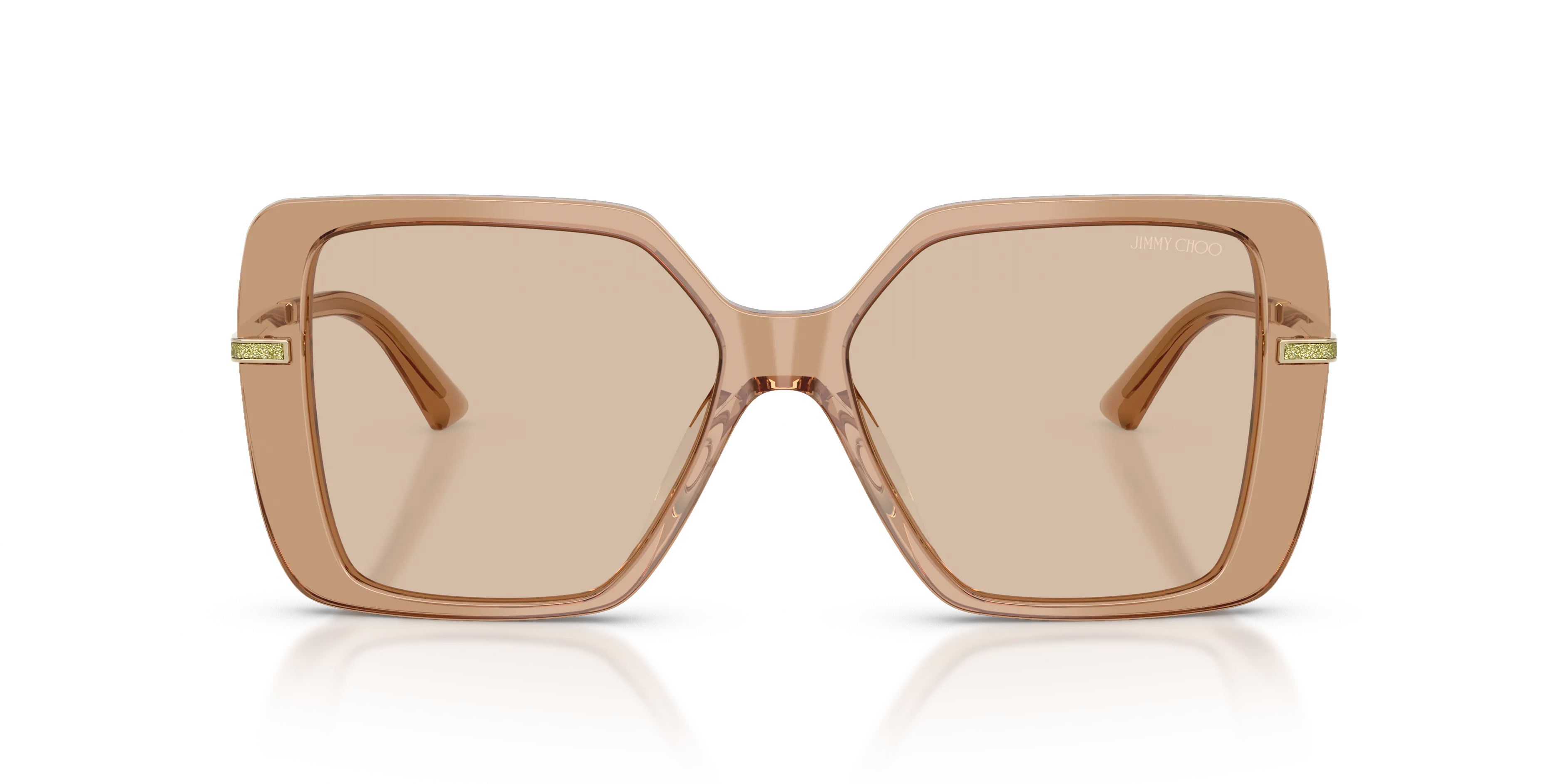 Jimmy Choo JC5048JU 507693 Occhiali da sole Acetato Marrone Marrone Squadrata Normale - immagine 3