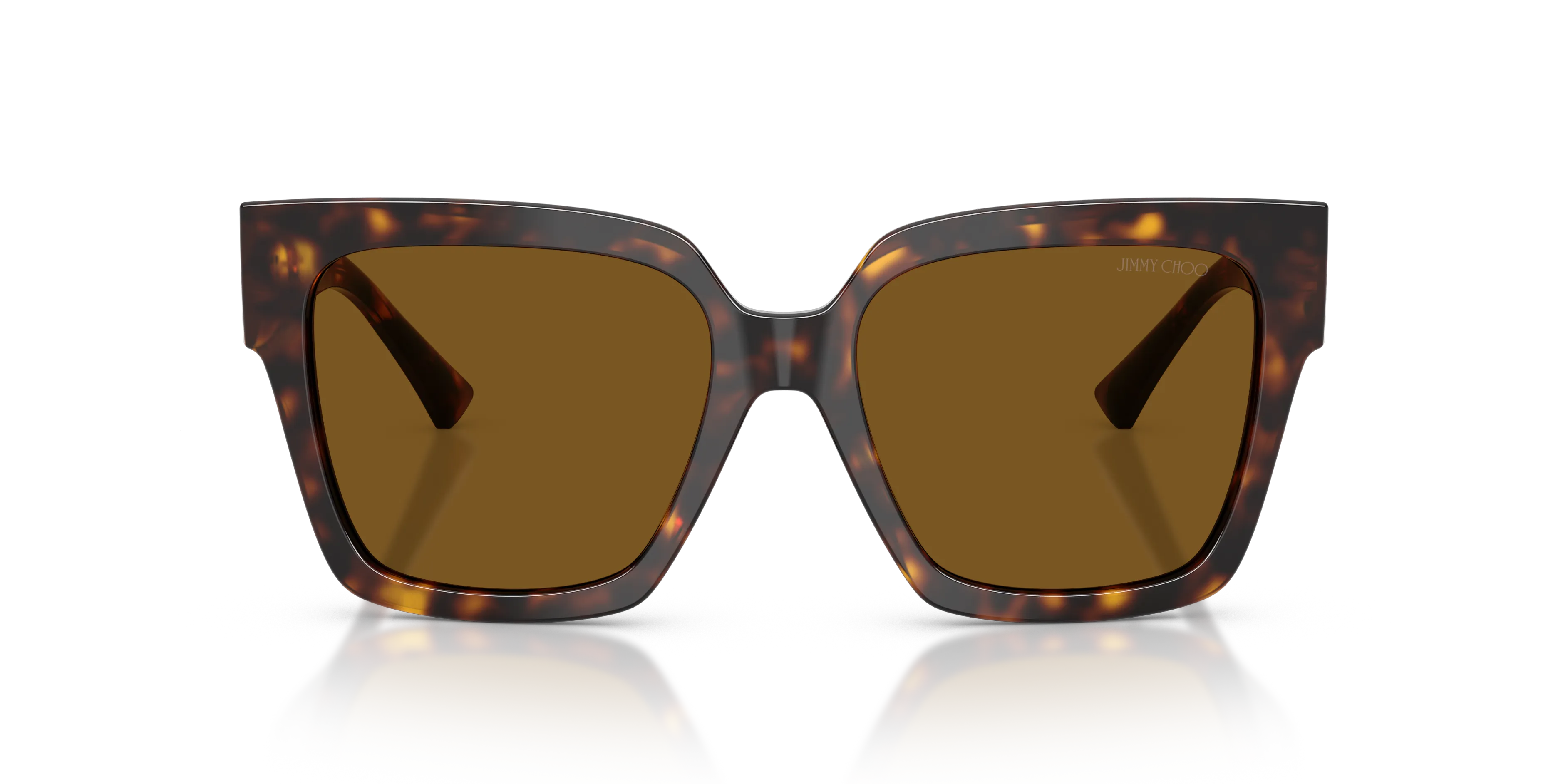 Jimmy Choo JC5047B 500283 Occhiali da sole Acetato Tartaruga Squadrata Polarizzata - immagine 3