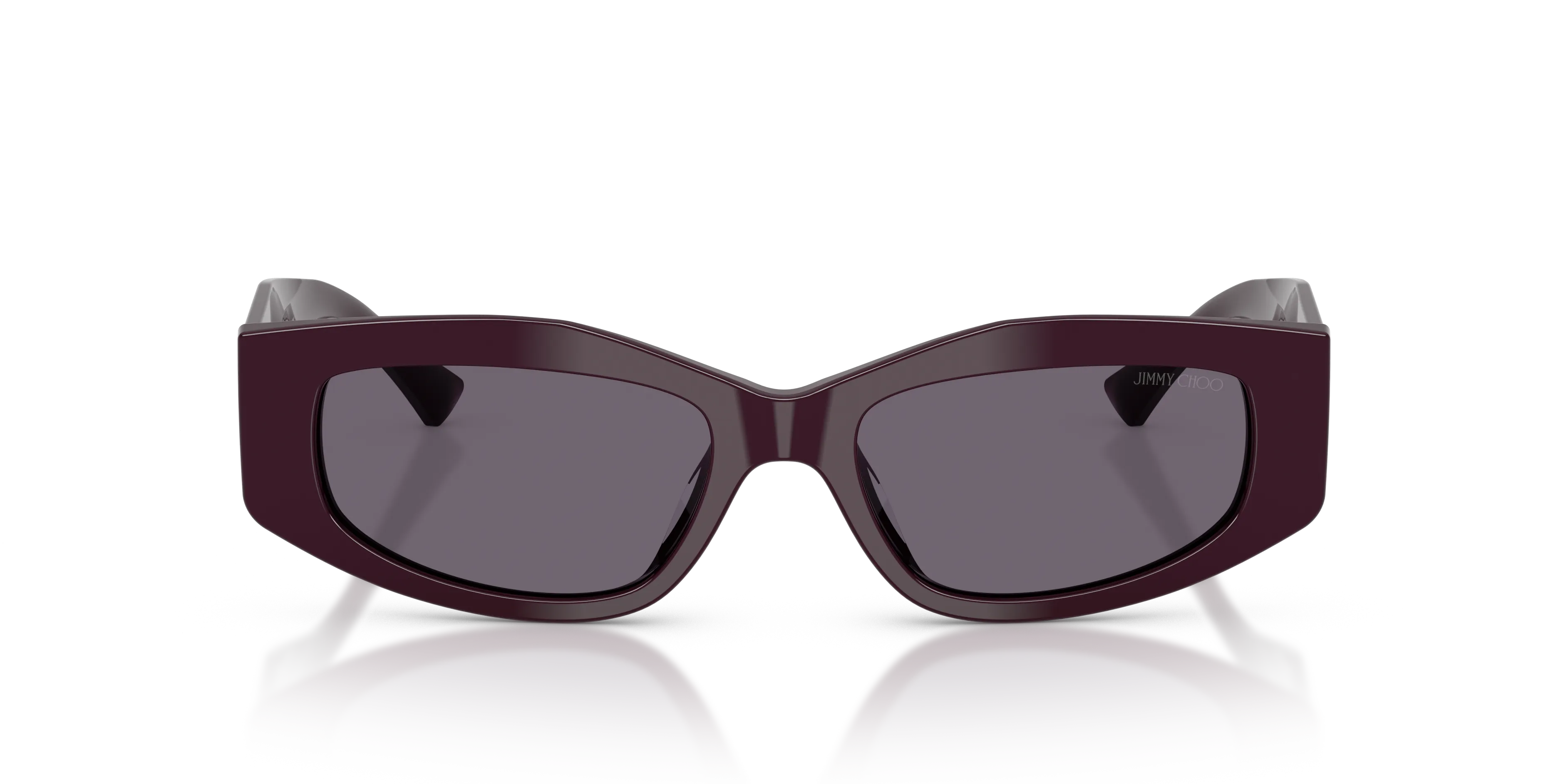 Jimmy Choo JC5046BU 50751A Occhiali da sole Acetato Viola Viola Geometrica Normale - immagine 3