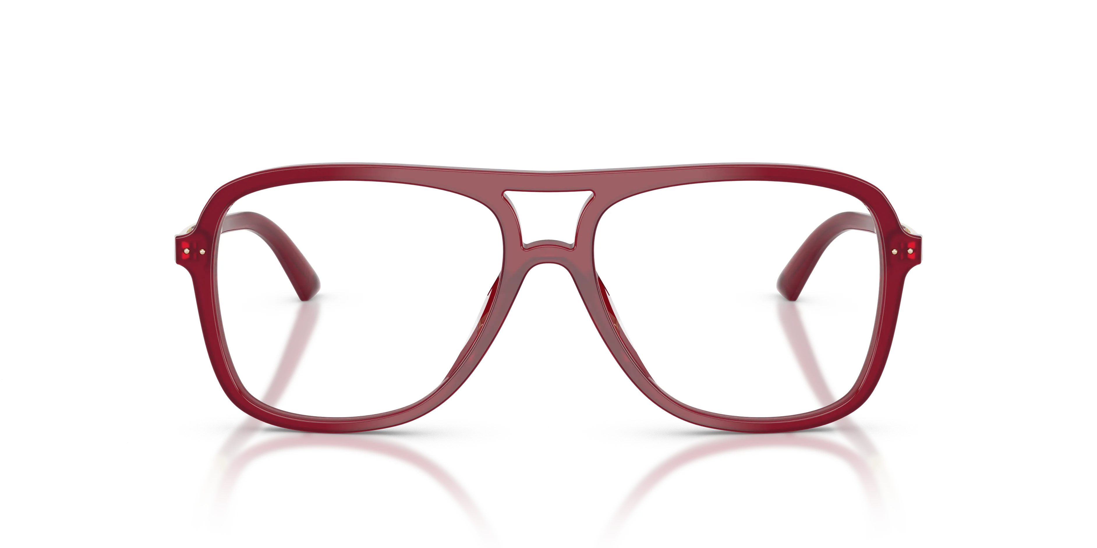 Jimmy Choo JC3052U 5081 Montature da vista Acetato Rosso Pilot Normale - immagine 3