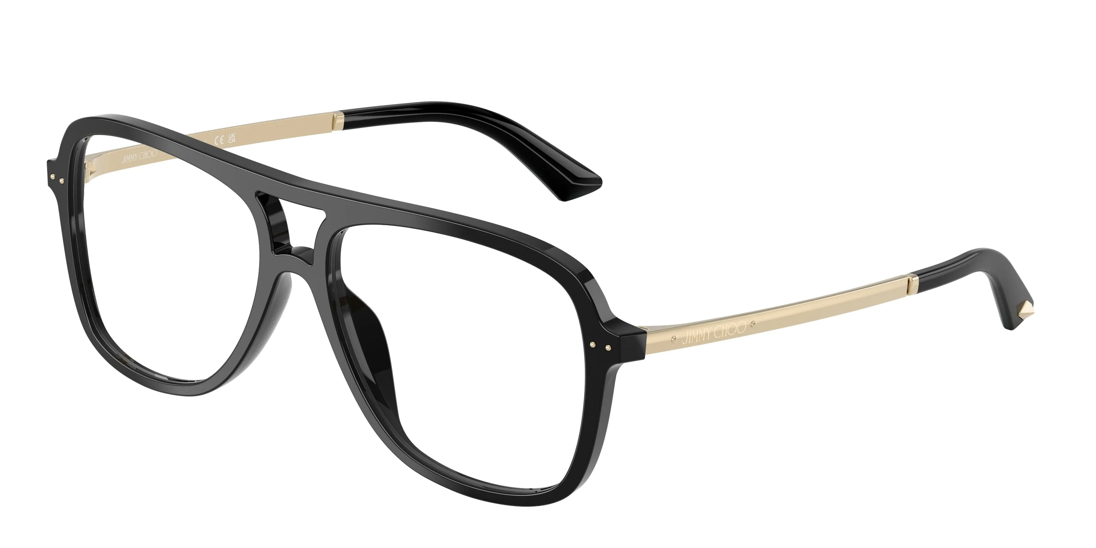 Jimmy Choo JC3052U 5000 Montature da vista Acetato Nero Pilot Normale - immagine 1