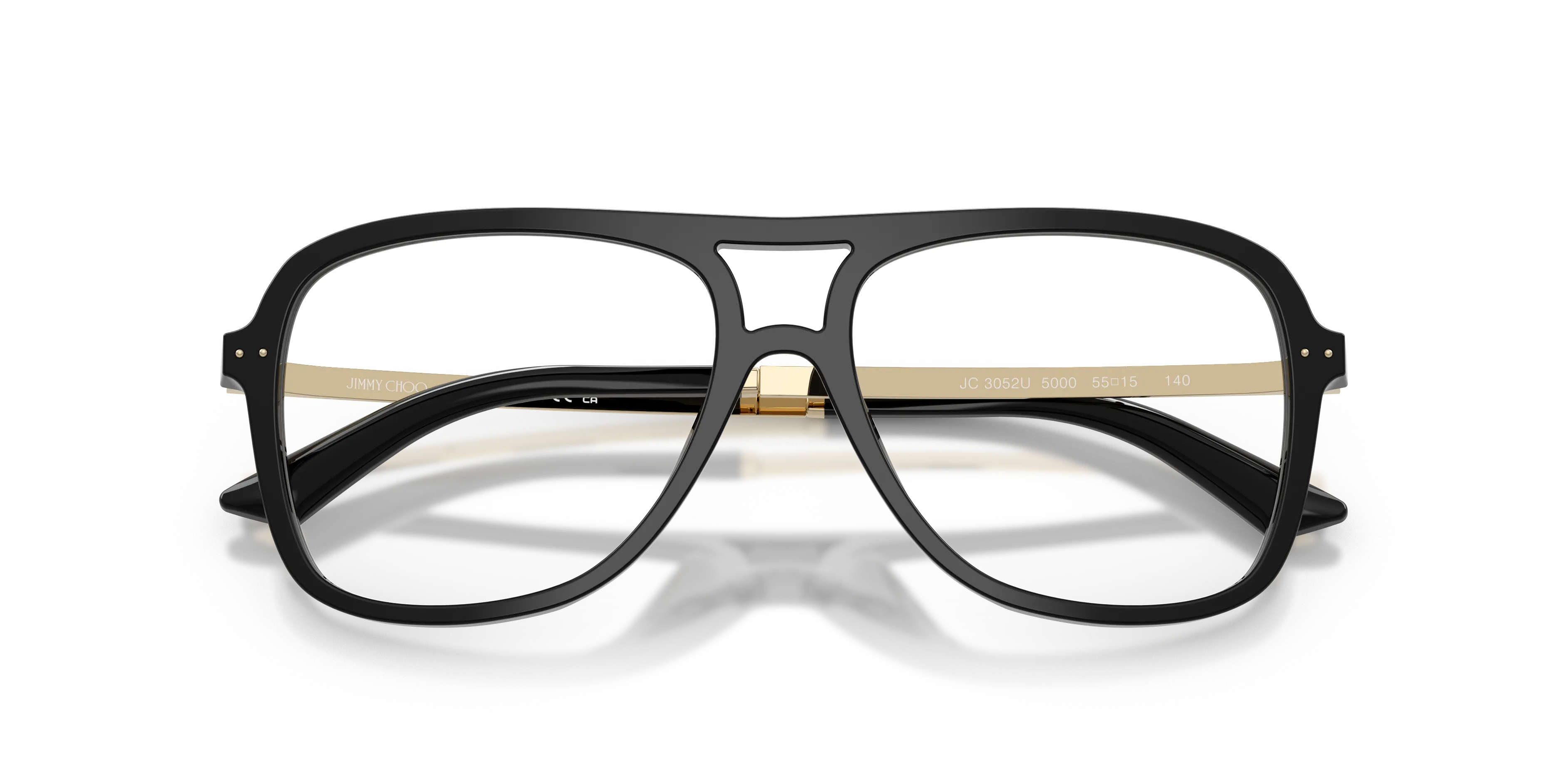 Jimmy Choo JC3052U 5000 Montature da vista Acetato Nero Pilot Normale - immagine 2