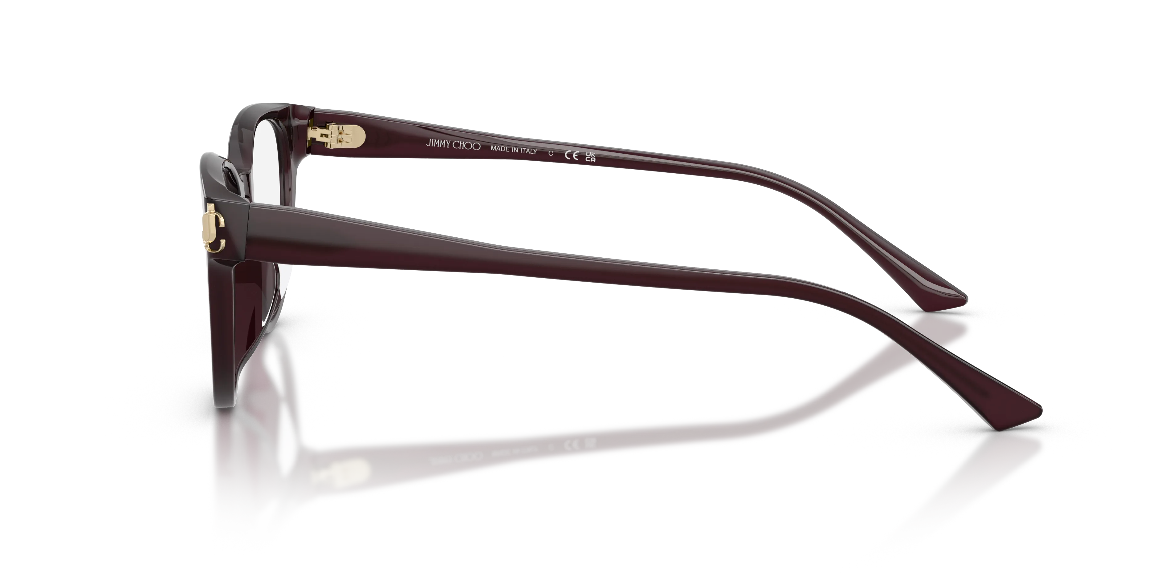 Jimmy Choo JC3051D 5086 Montature da vista Acetato Viola Pantos Normale - immagine 4