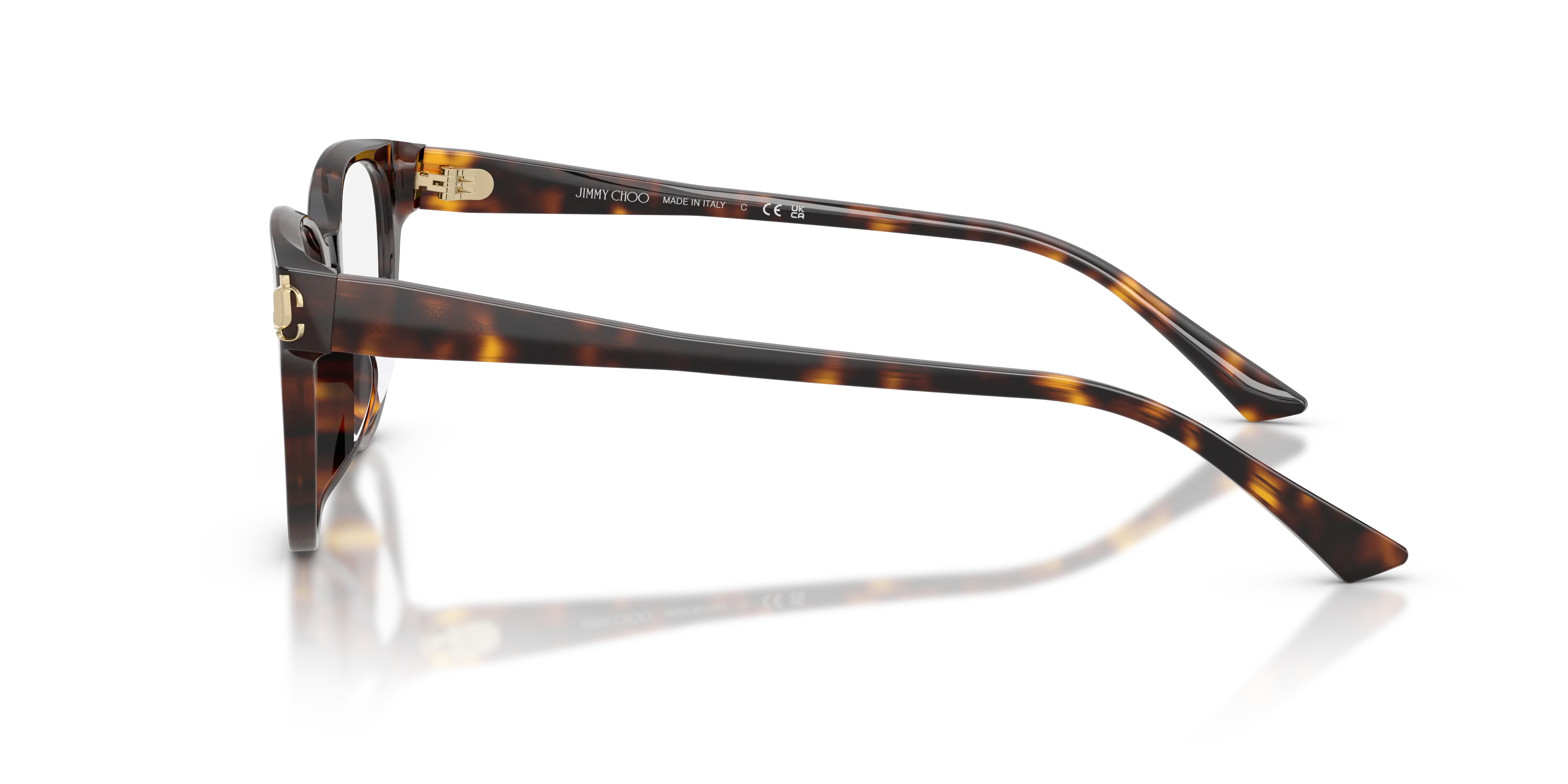 Jimmy Choo JC3051D 5002 Montature da vista Acetato Tartaruga Pantos Normale - immagine 4