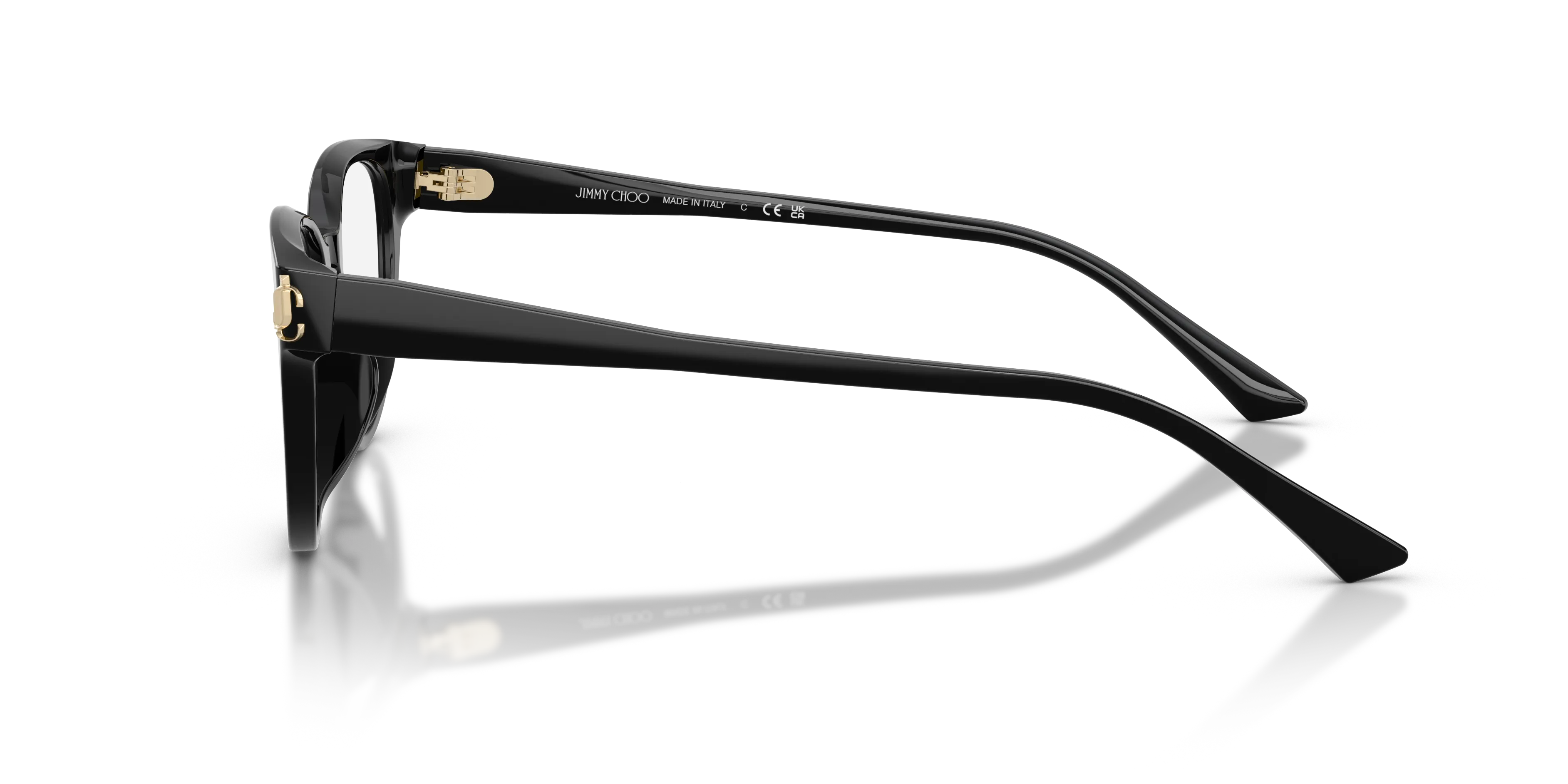Jimmy Choo JC3051D 5000 Montature da vista Acetato Nero Pantos Normale - immagine 4