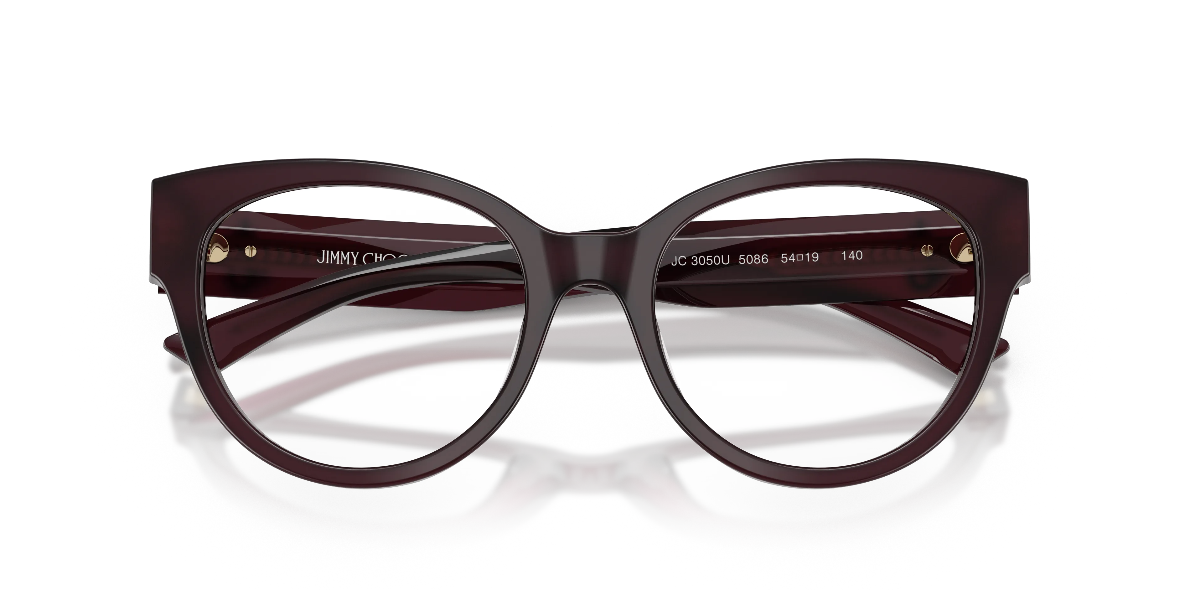 Jimmy Choo JC3050U 5086 Montature da vista Acetato Viola Pantos Normale - immagine 2