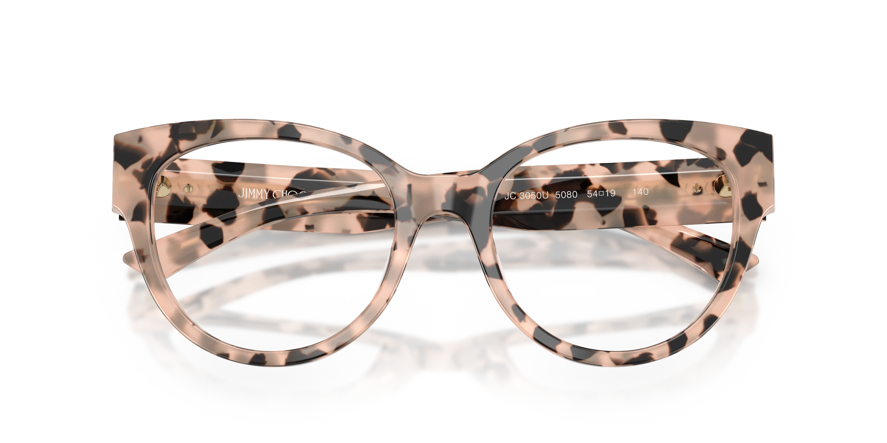 Jimmy Choo JC3050U 5080 Montature da vista Acetato Tartaruga Pantos Normale - immagine 2