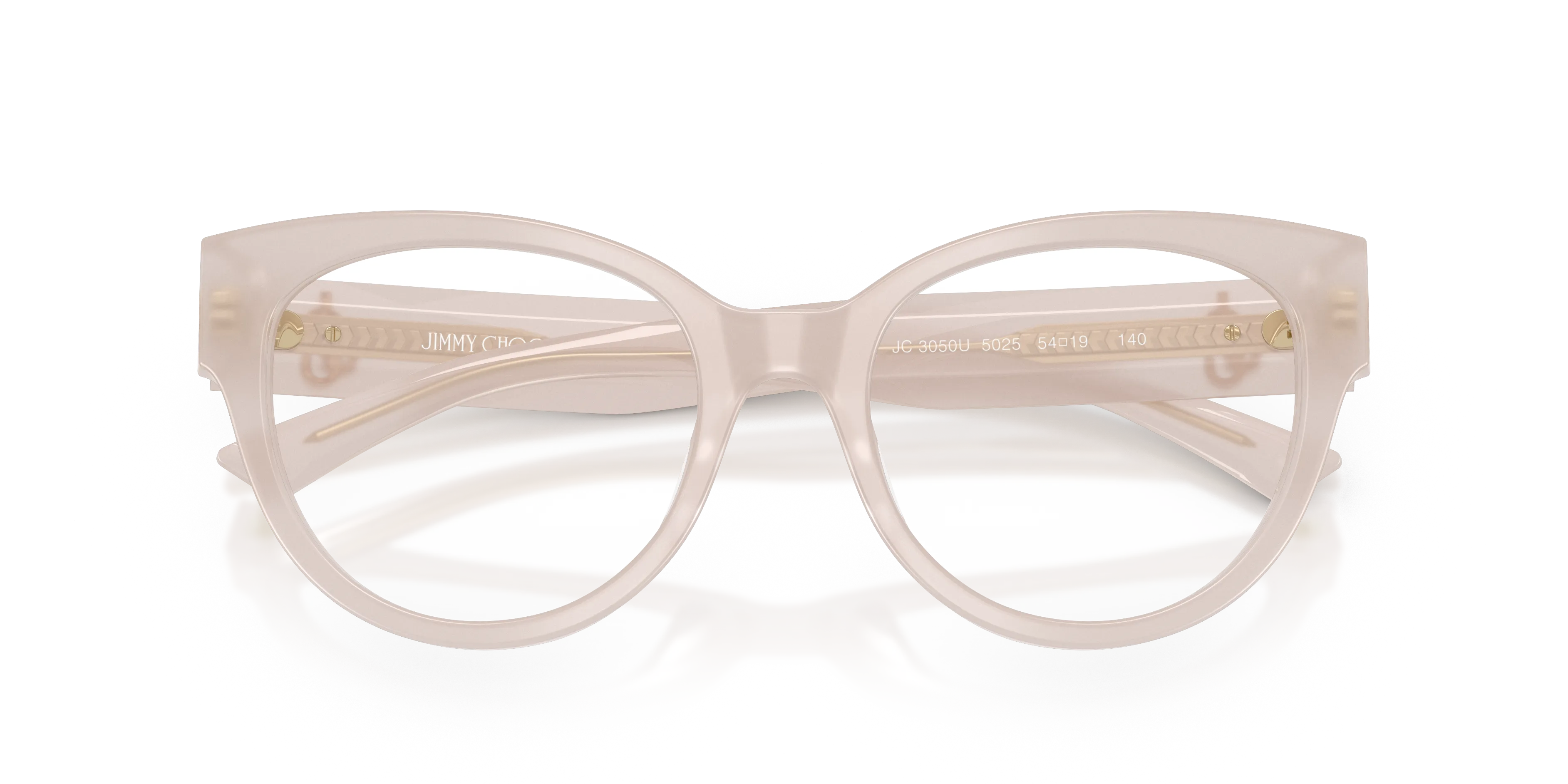 Jimmy Choo JC3050U 5025 Montature da vista Acetato Marrone Pantos Normale - immagine 2