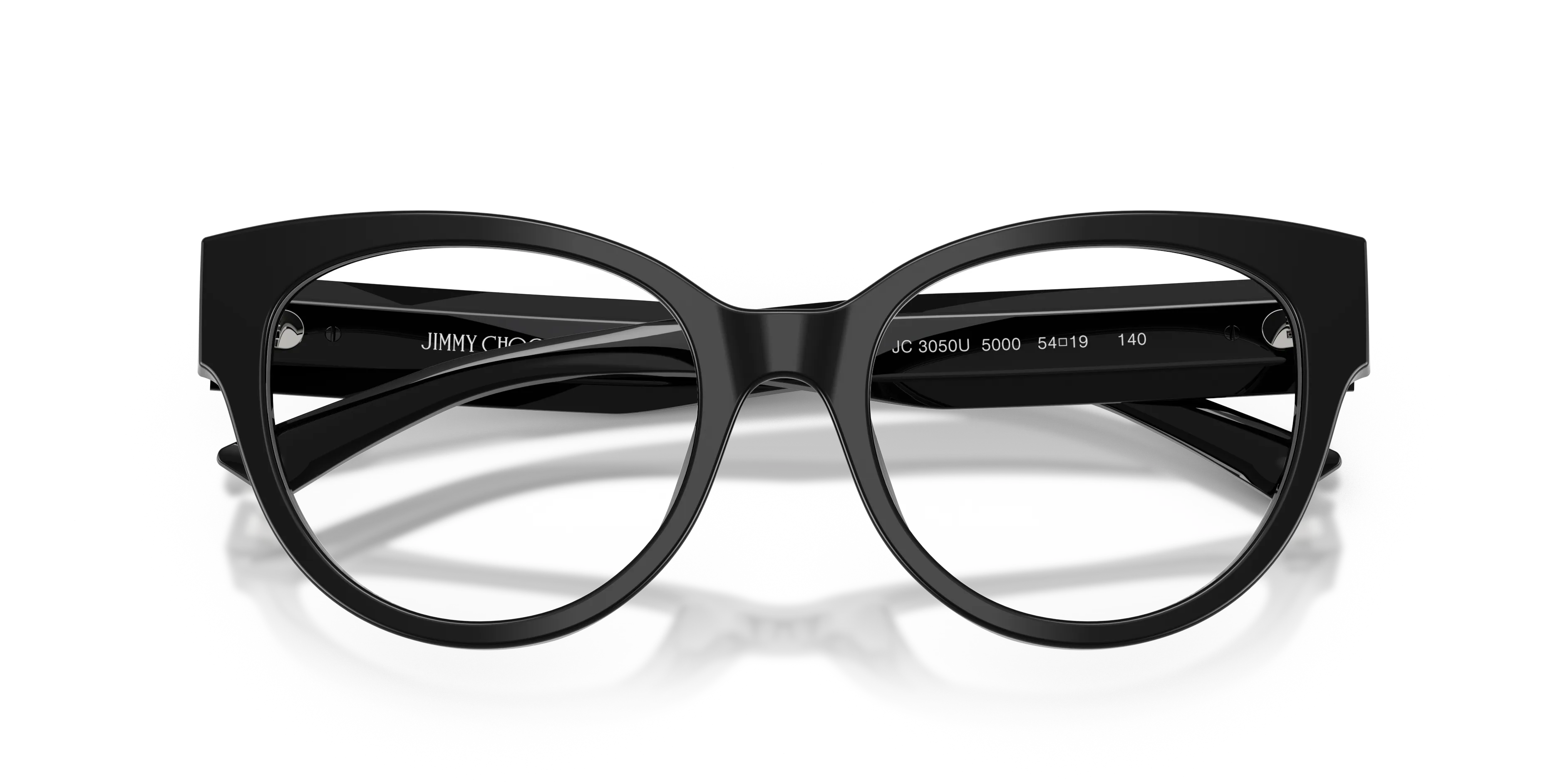 Jimmy Choo JC3050U 5000 Montature da vista Acetato Nero Pantos Normale - immagine 2