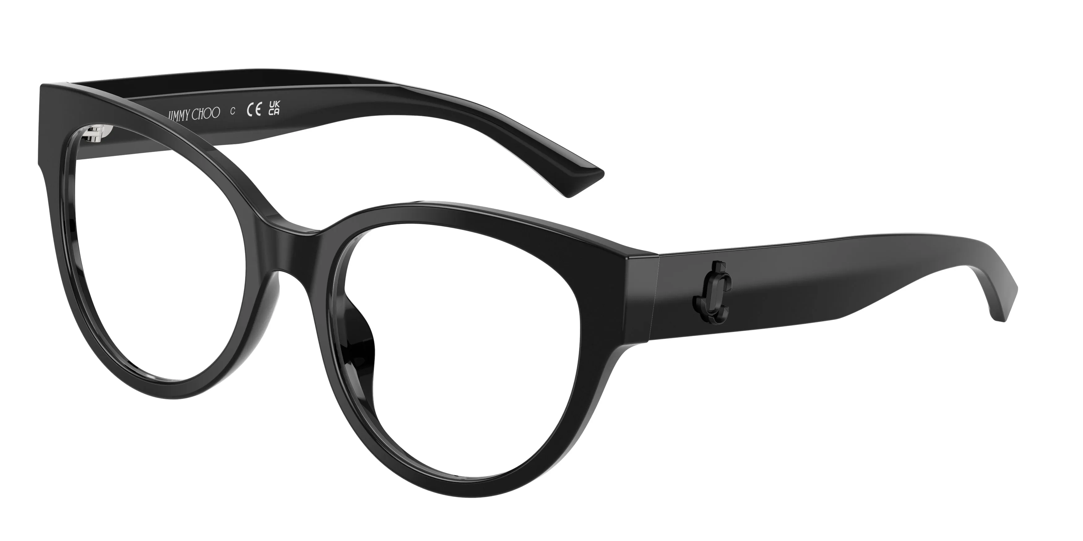 Jimmy Choo JC3050U 5000 Montature da vista Acetato Nero Pantos Normale - immagine 1
