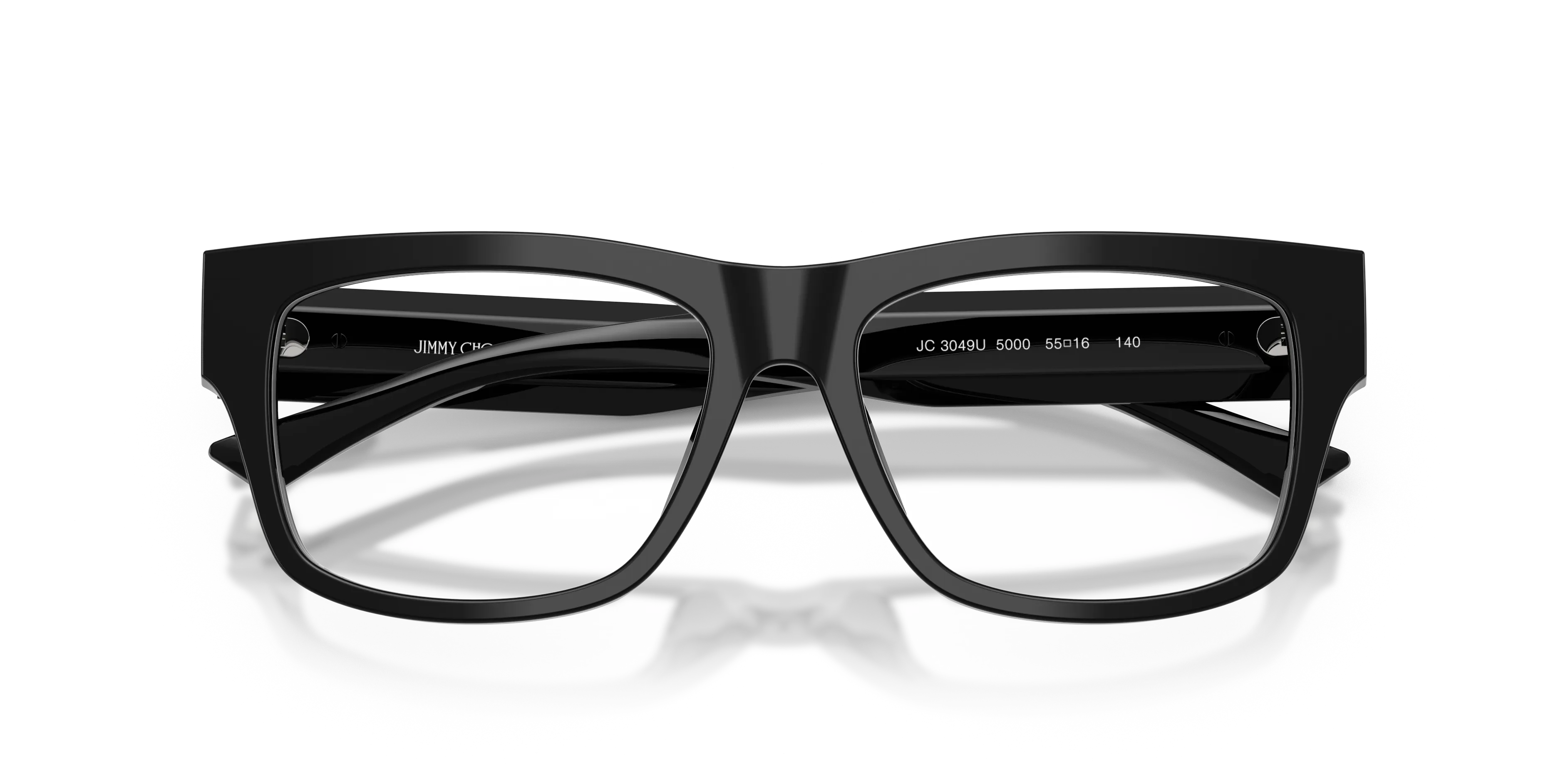 Jimmy Choo JC3049U 5000 Montature da vista Acetato Nero Pillow Normale - immagine 2