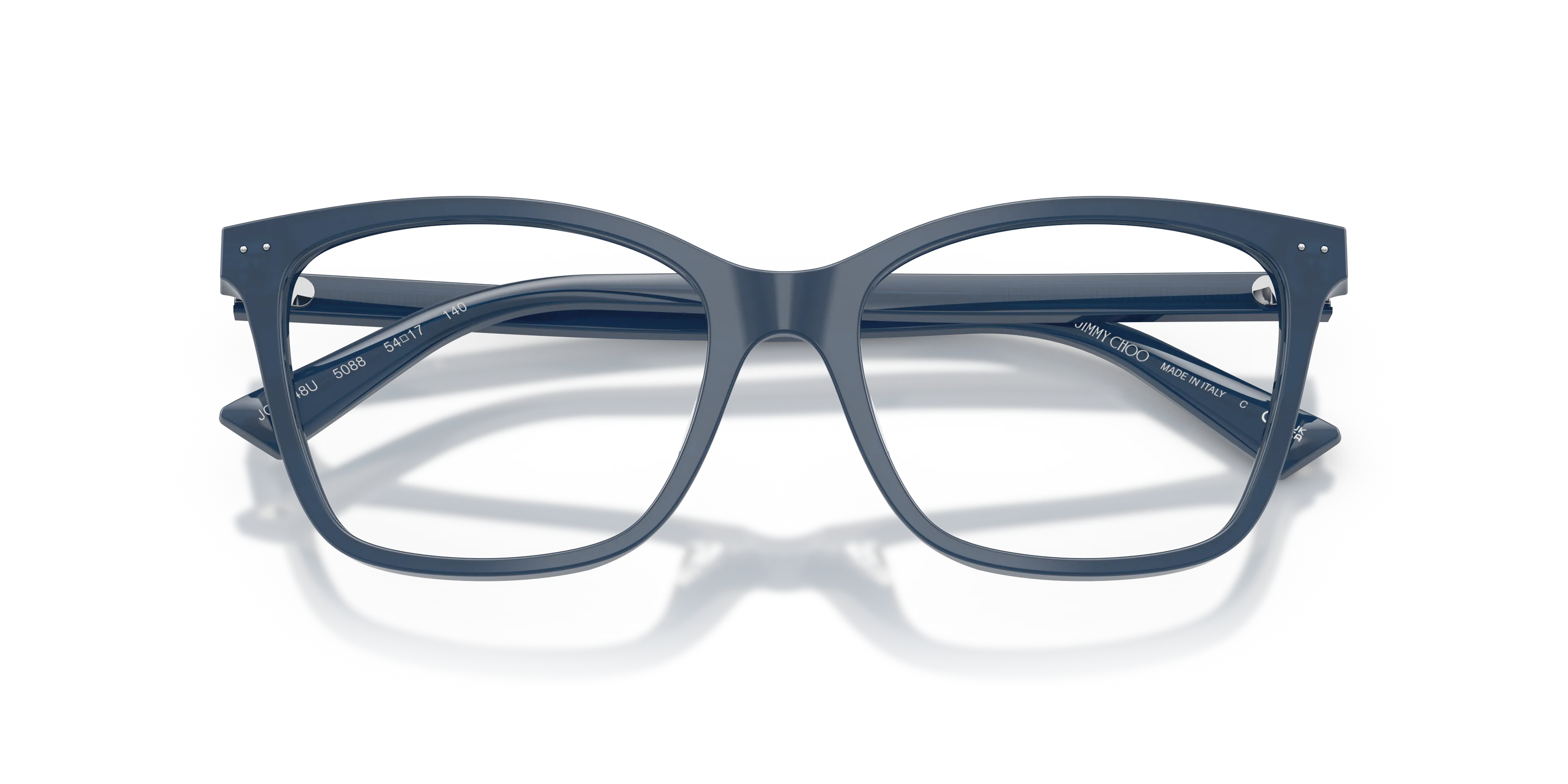Jimmy Choo JC3048U 5088 Montature da vista Acetato Blu Pillow Normale - immagine 2