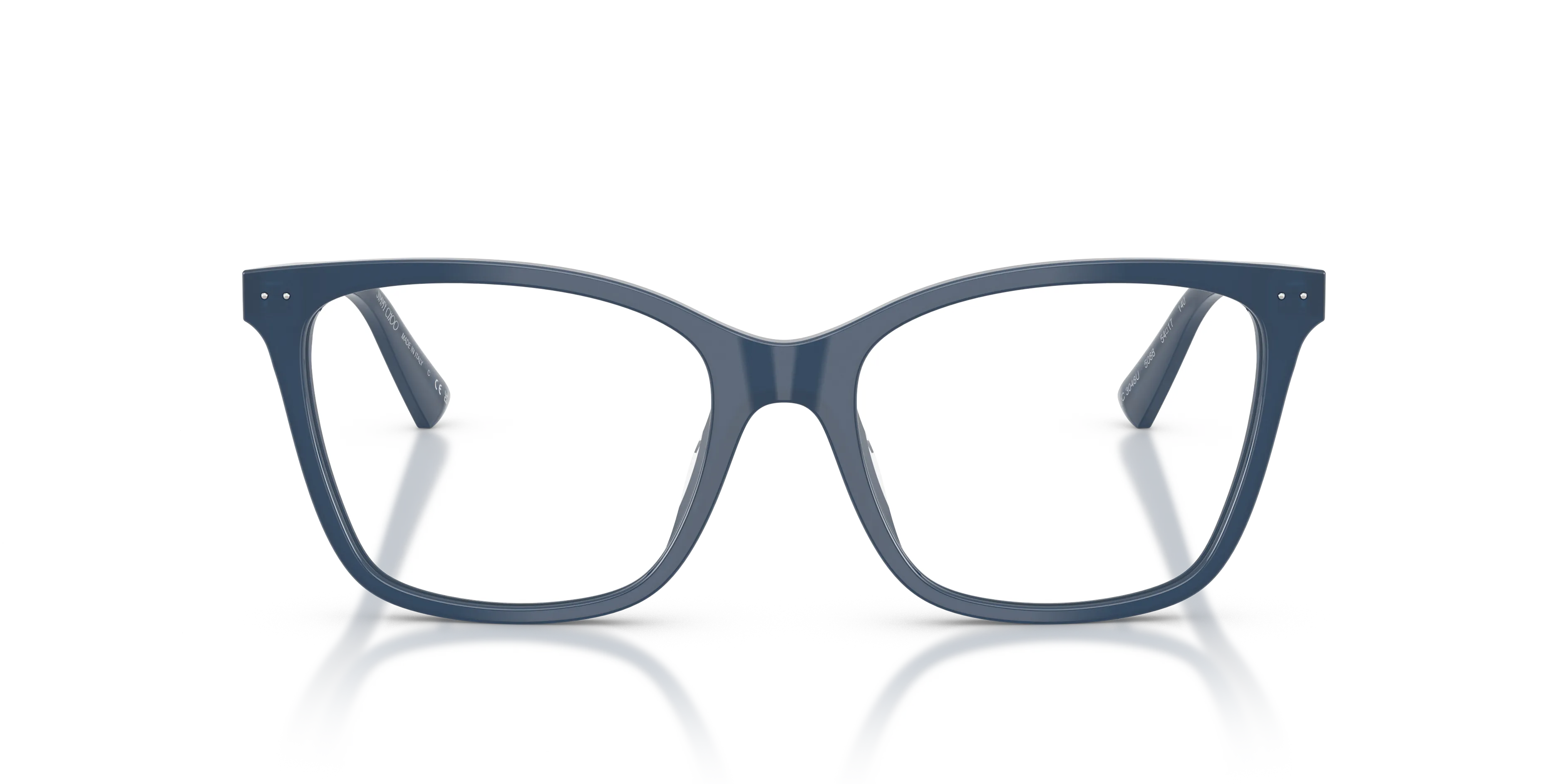 Jimmy Choo JC3048U 5088 Montature da vista Acetato Blu Pillow Normale - immagine 3