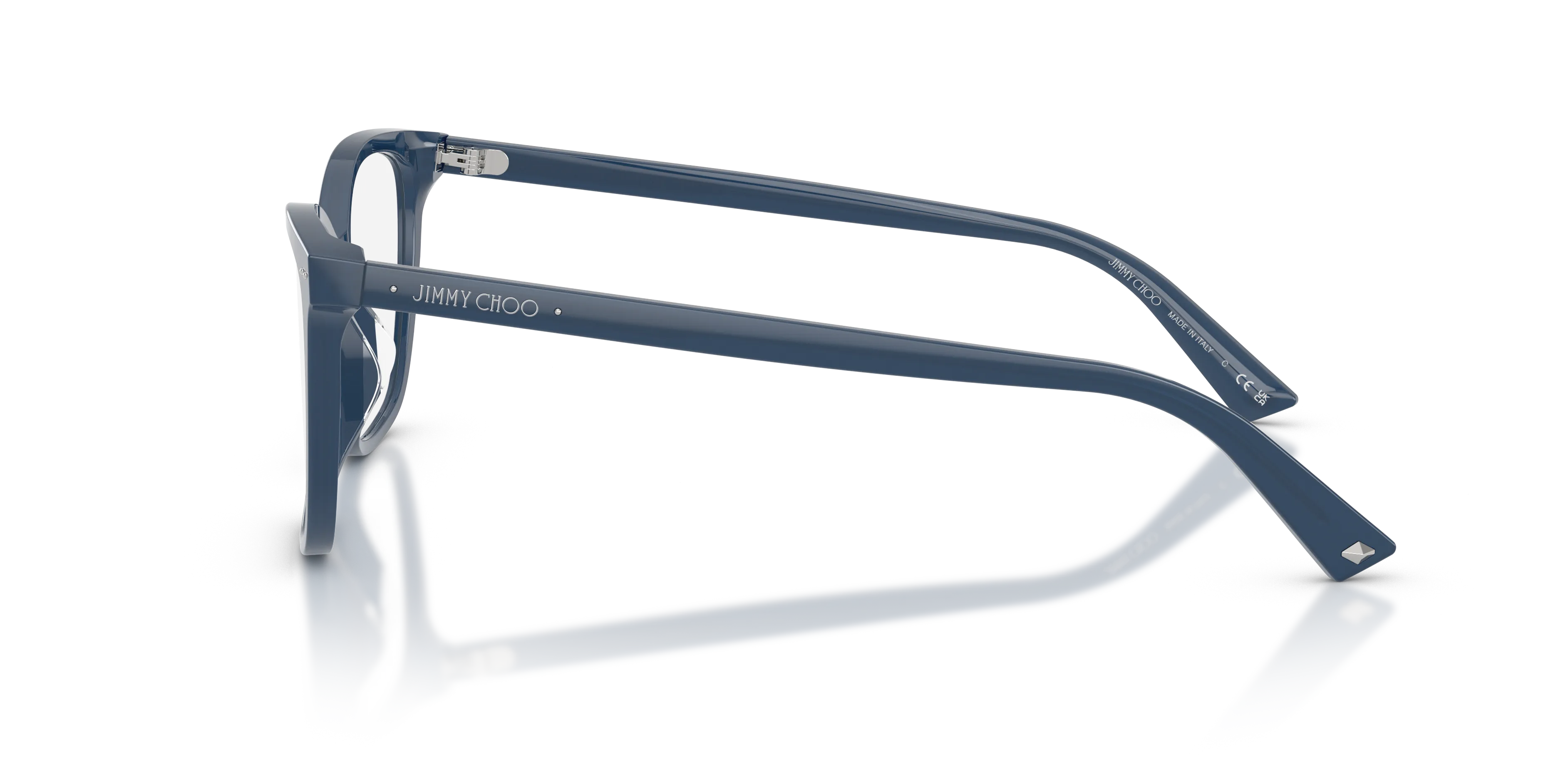 Jimmy Choo JC3048U 5088 Montature da vista Acetato Blu Pillow Normale - immagine 4