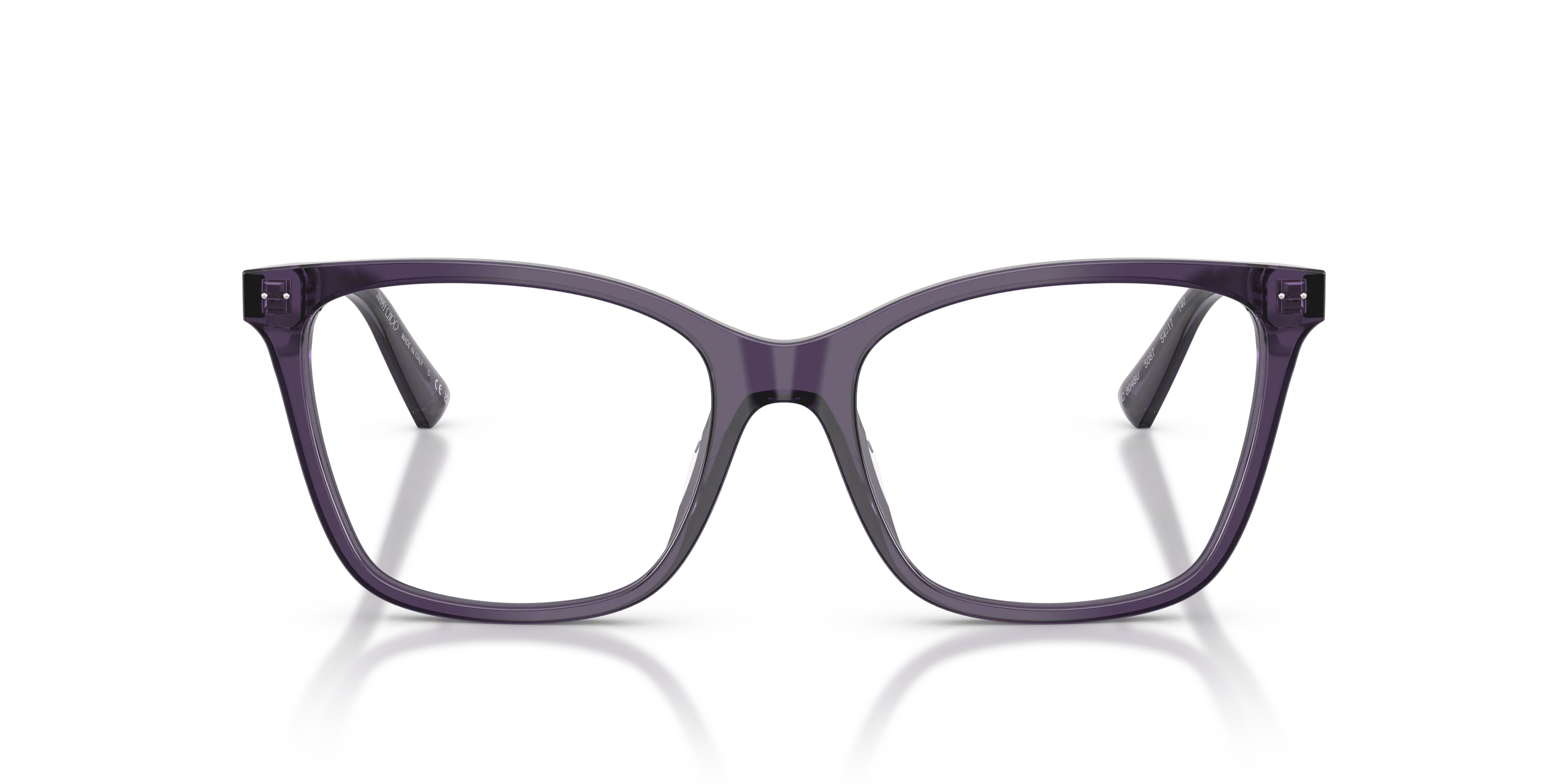 Jimmy Choo JC3048U 5087 Montature da vista Acetato Viola Pillow Normale - immagine 3