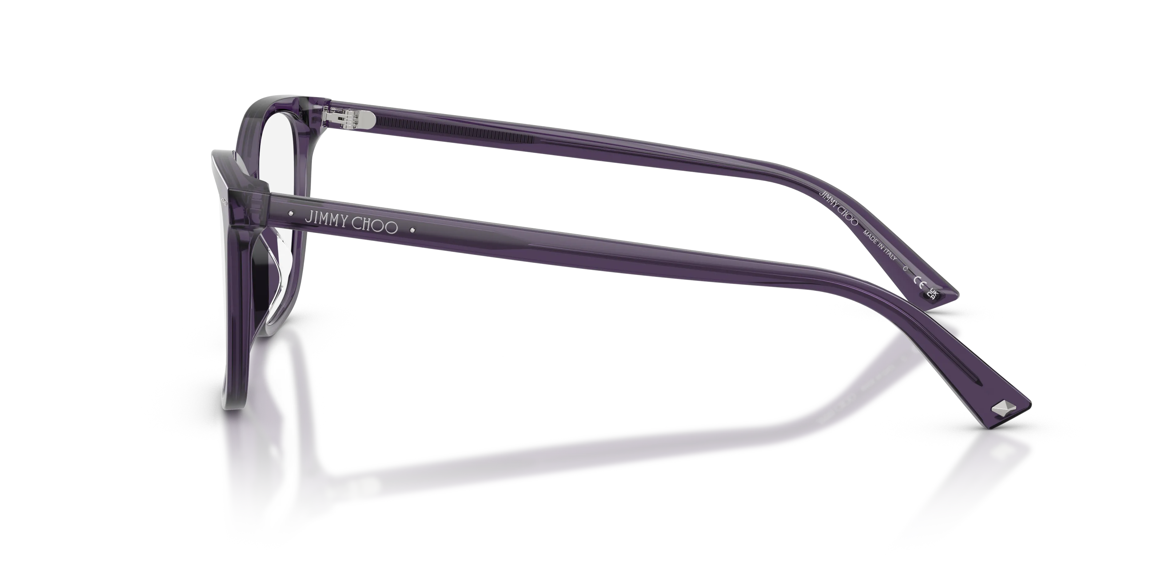 Jimmy Choo JC3048U 5087 Montature da vista Acetato Viola Pillow Normale - immagine 4