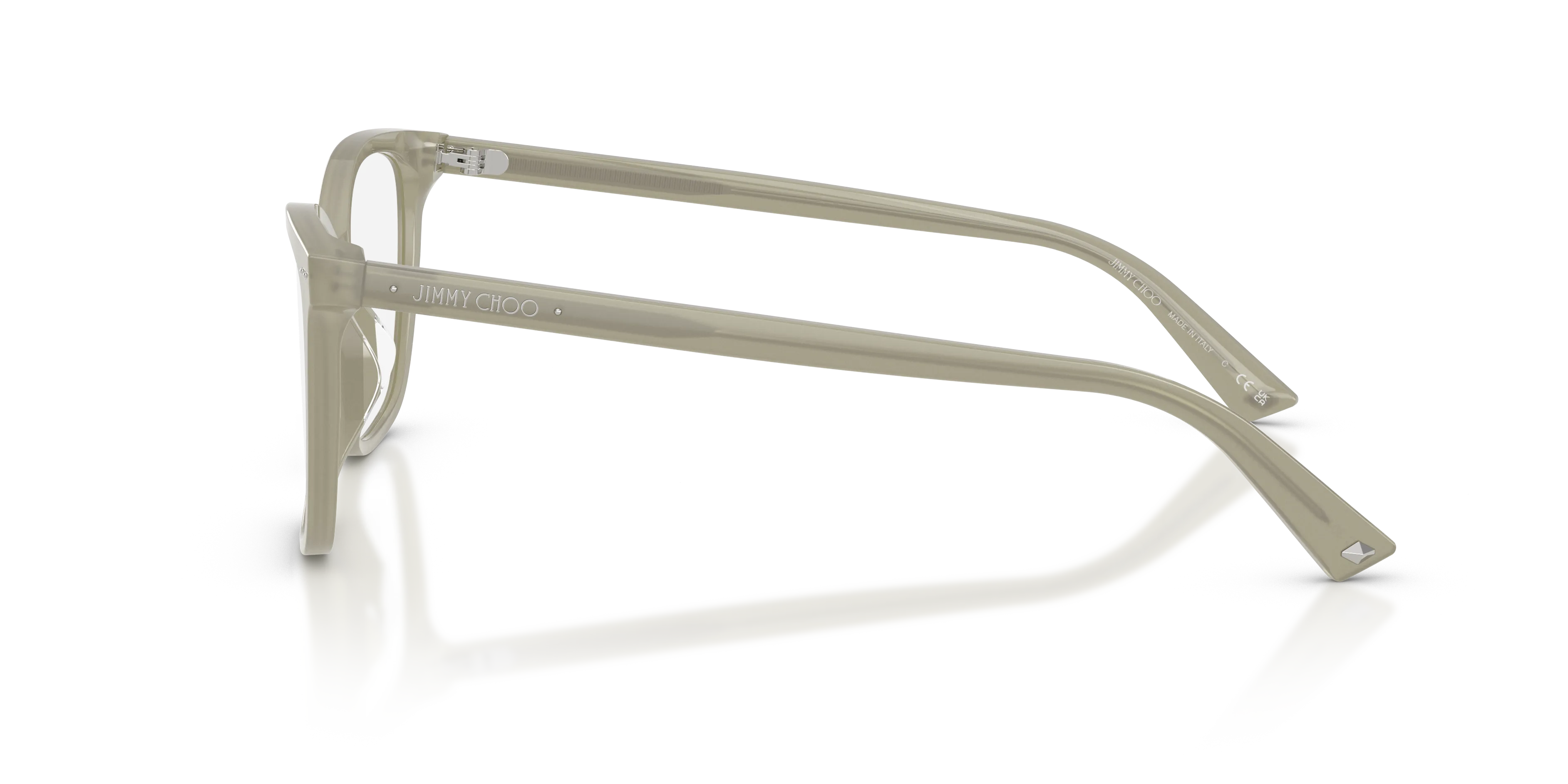 Jimmy Choo JC3048U 5082 Montature da vista Acetato Verde Pillow Normale - immagine 4