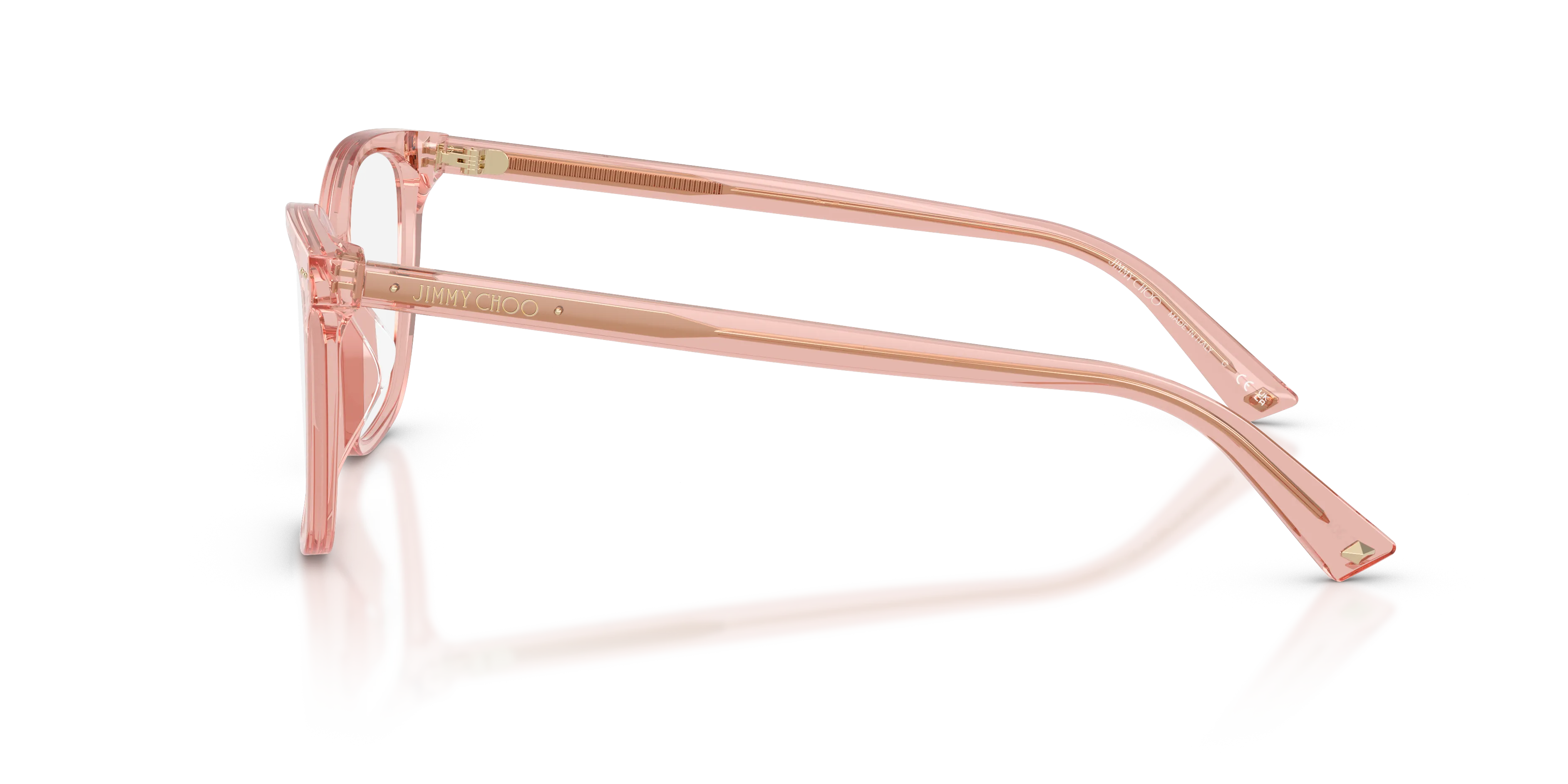 Jimmy Choo JC3048U 5079 Montature da vista Acetato Rosa Pillow Normale - immagine 4