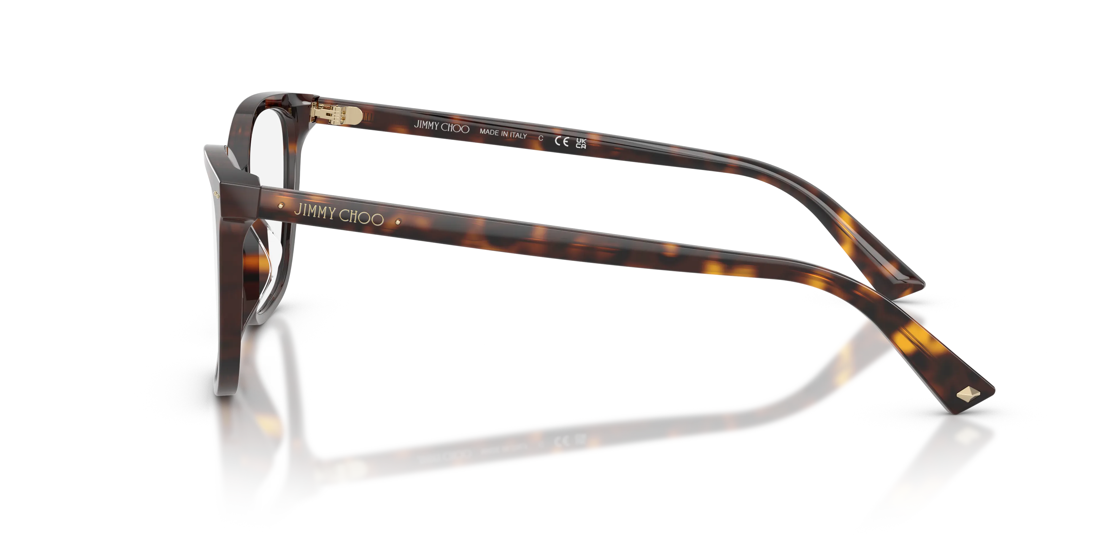 Jimmy Choo JC3048U 5002 Montature da vista Acetato Tartaruga Pillow Normale - immagine 4