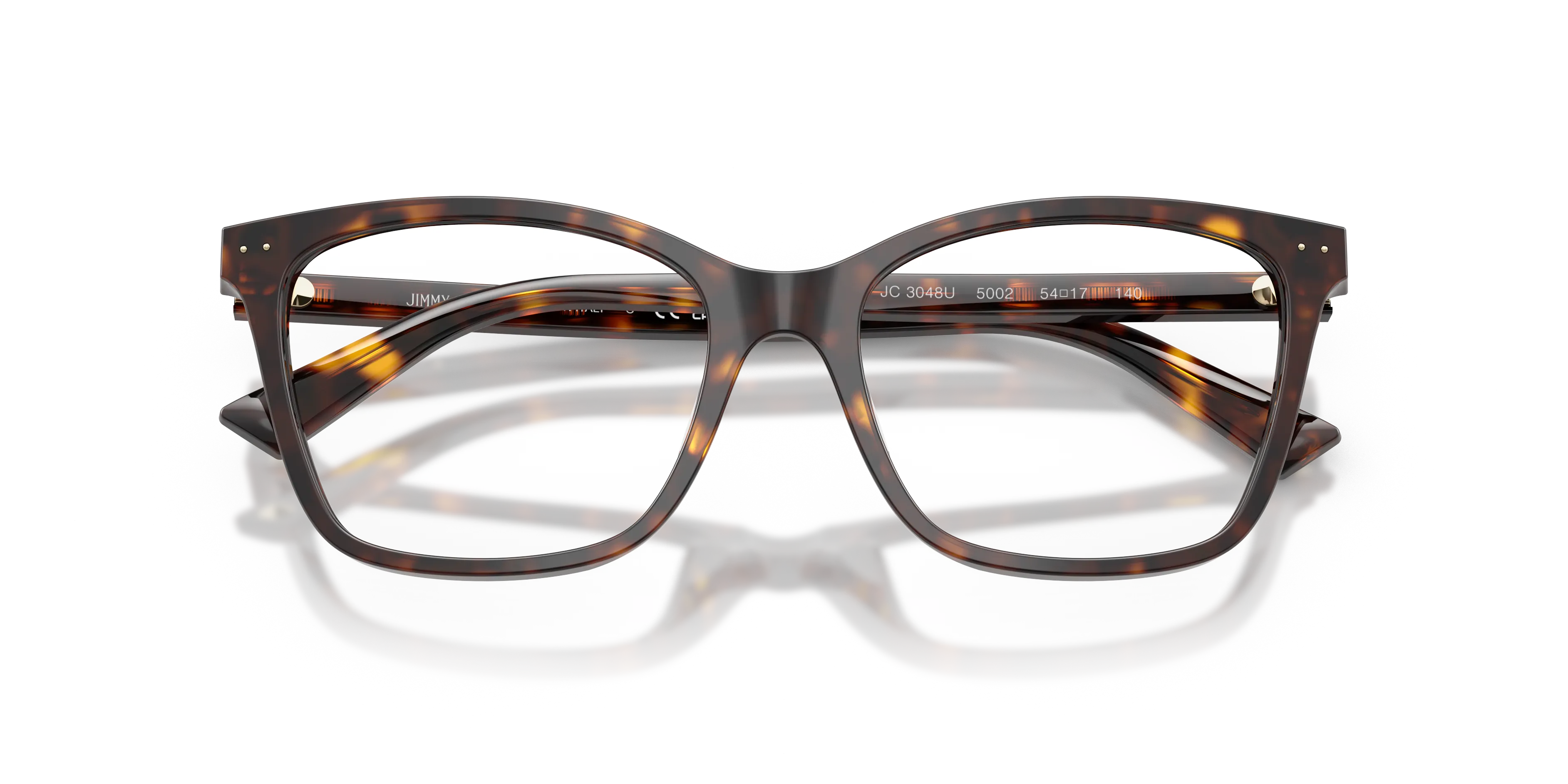 Jimmy Choo JC3048U 5002 Montature da vista Acetato Tartaruga Pillow Normale - immagine 2