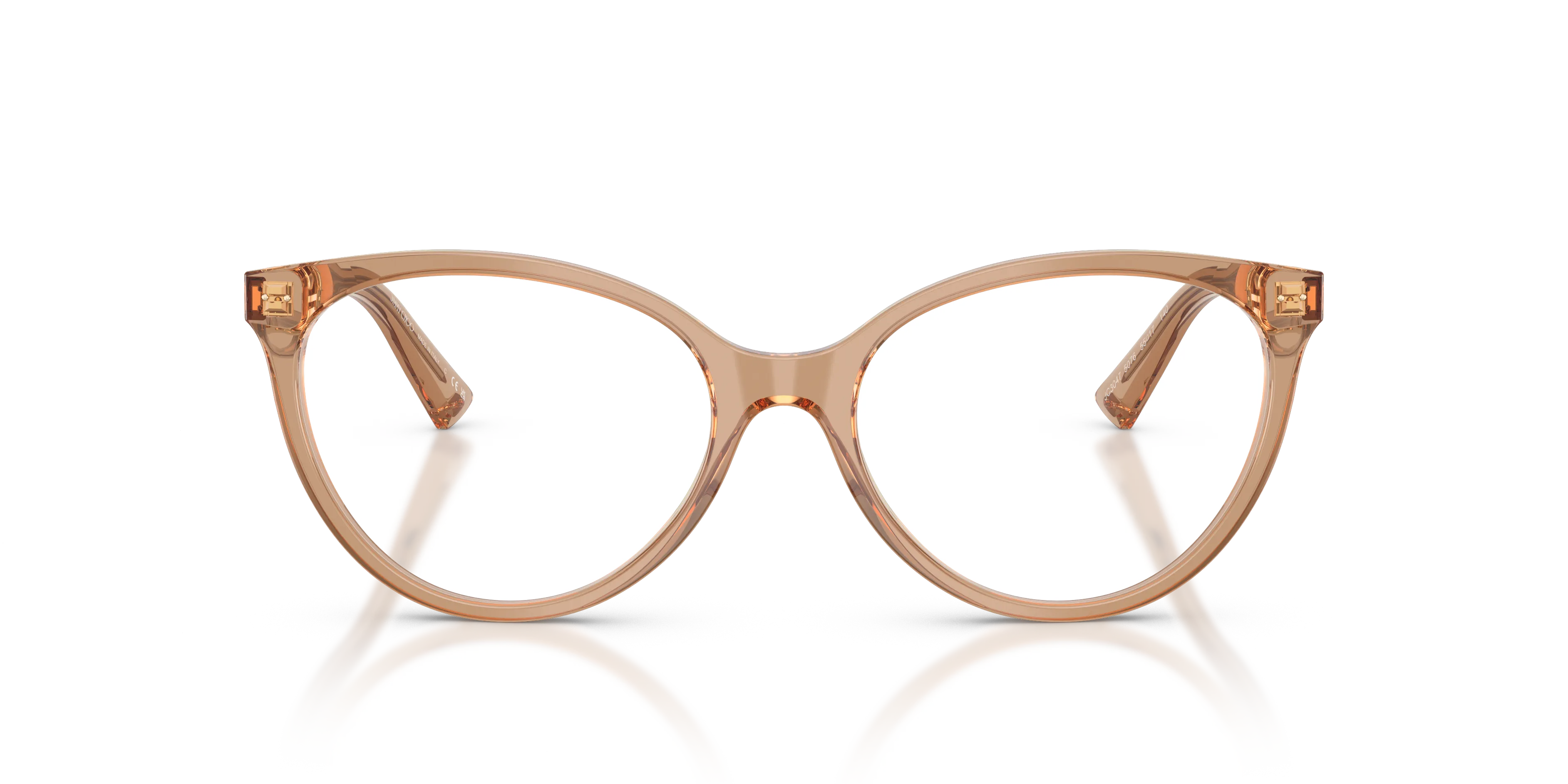Jimmy Choo JC3047 5076 Montature da vista Acetato Marrone Pantos Normale - immagine 3