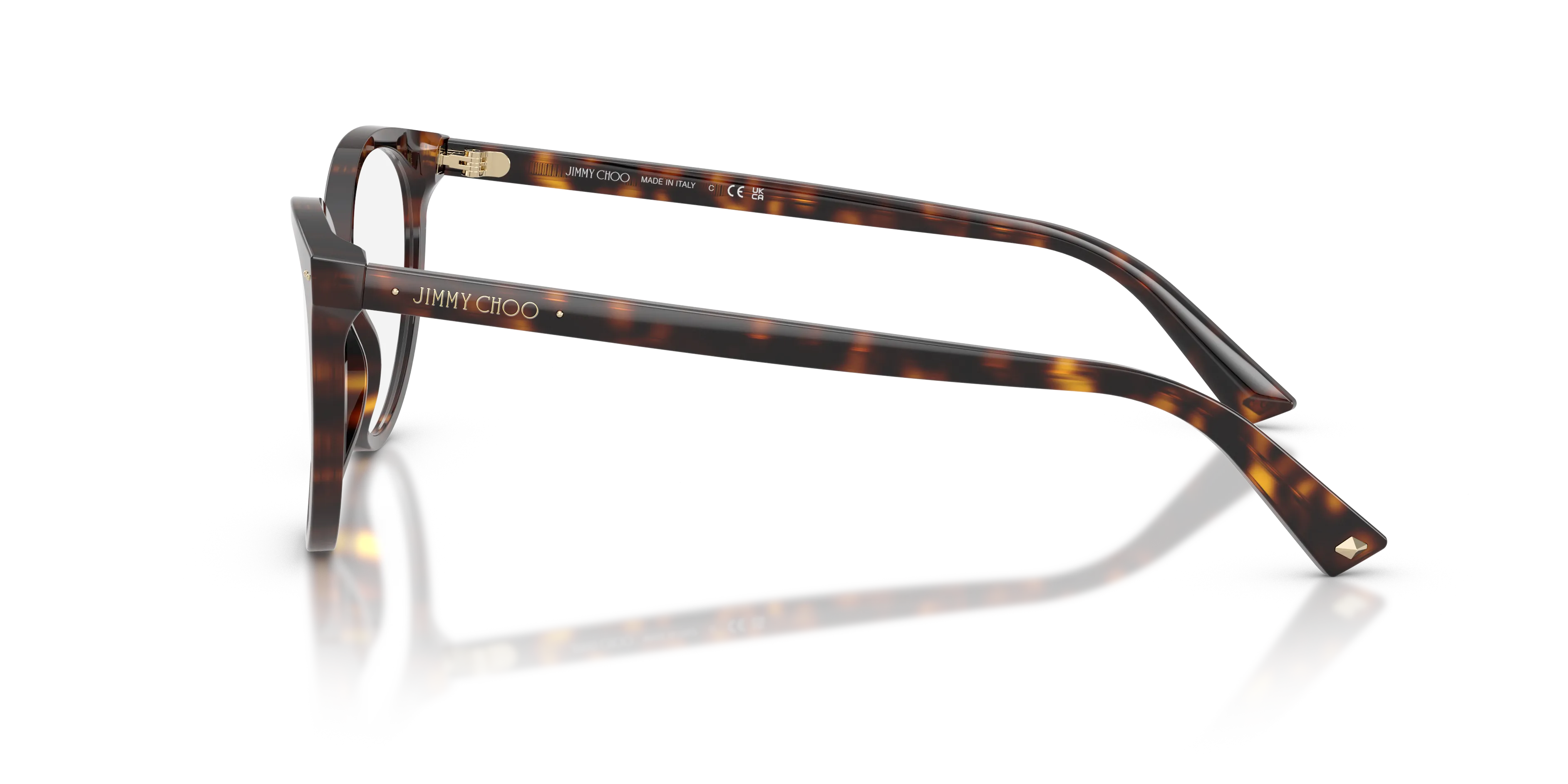 Jimmy Choo JC3047 5002 Montature da vista Acetato Tartaruga Pantos Normale - immagine 4