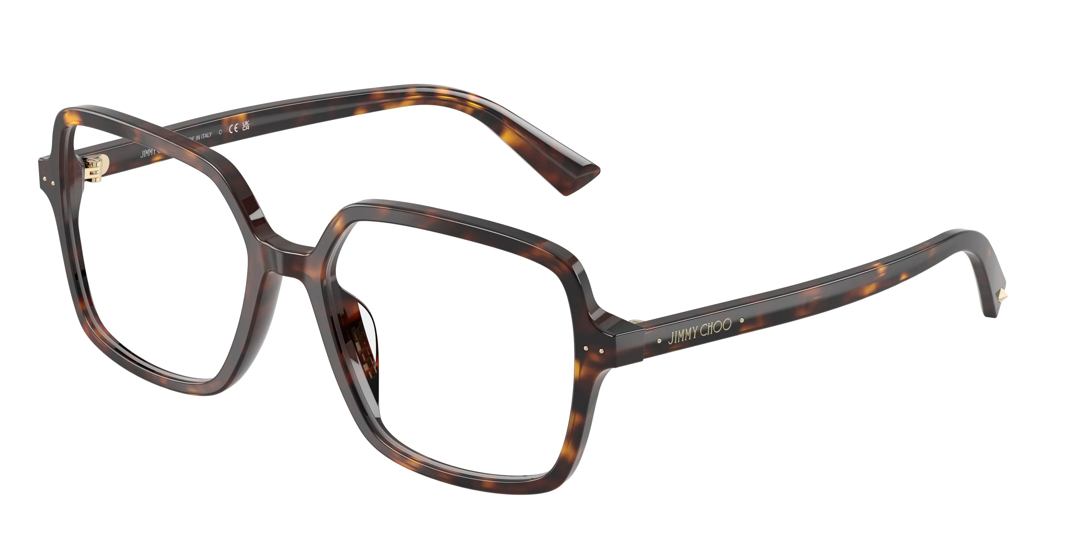 Jimmy Choo JC3046U 5002 Montature da vista Acetato Tartaruga Squadrata Normale - immagine 1