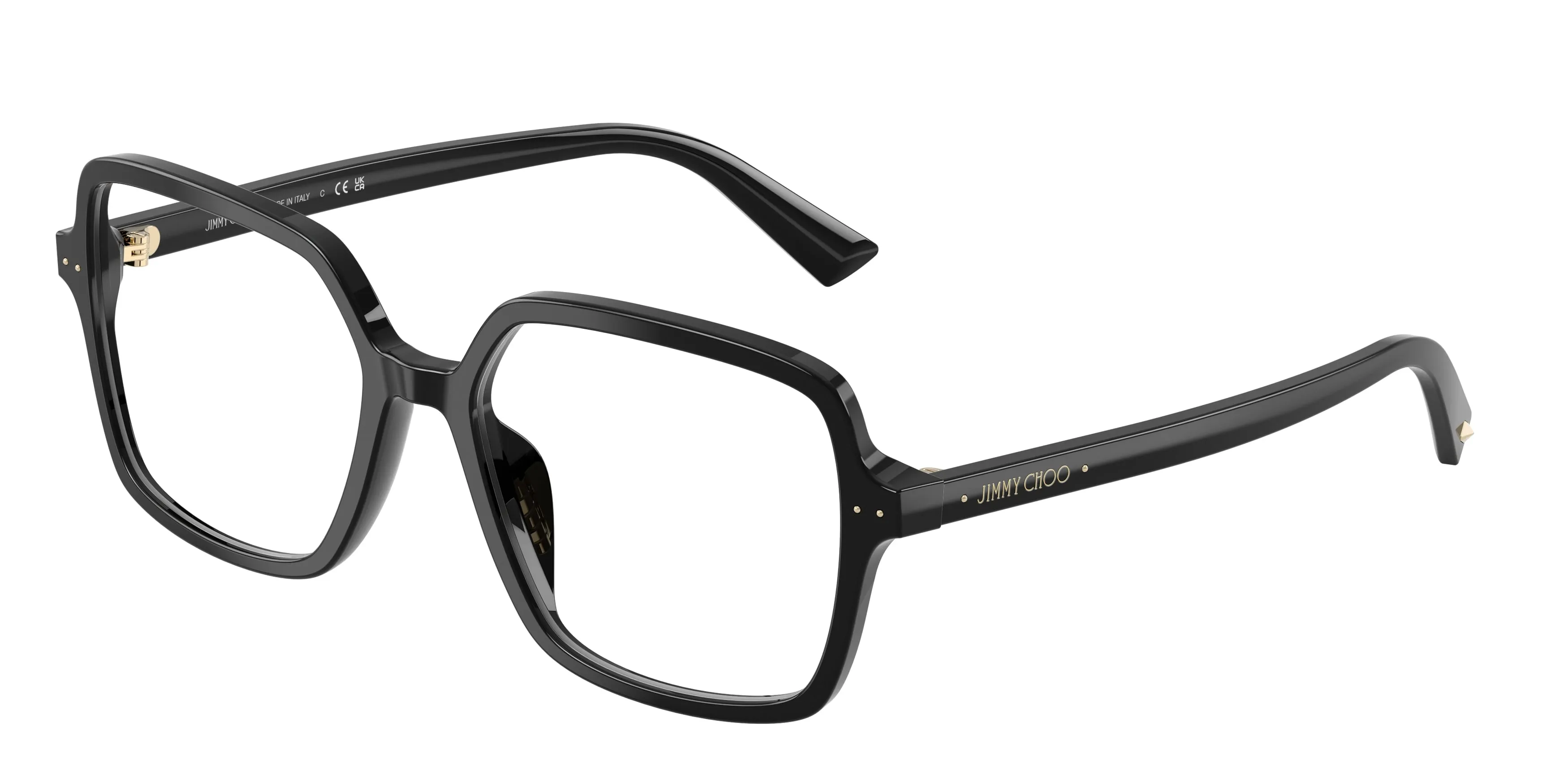 Jimmy Choo JC3046U 5000 Montature da vista Acetato Nero Squadrata Normale - immagine 1