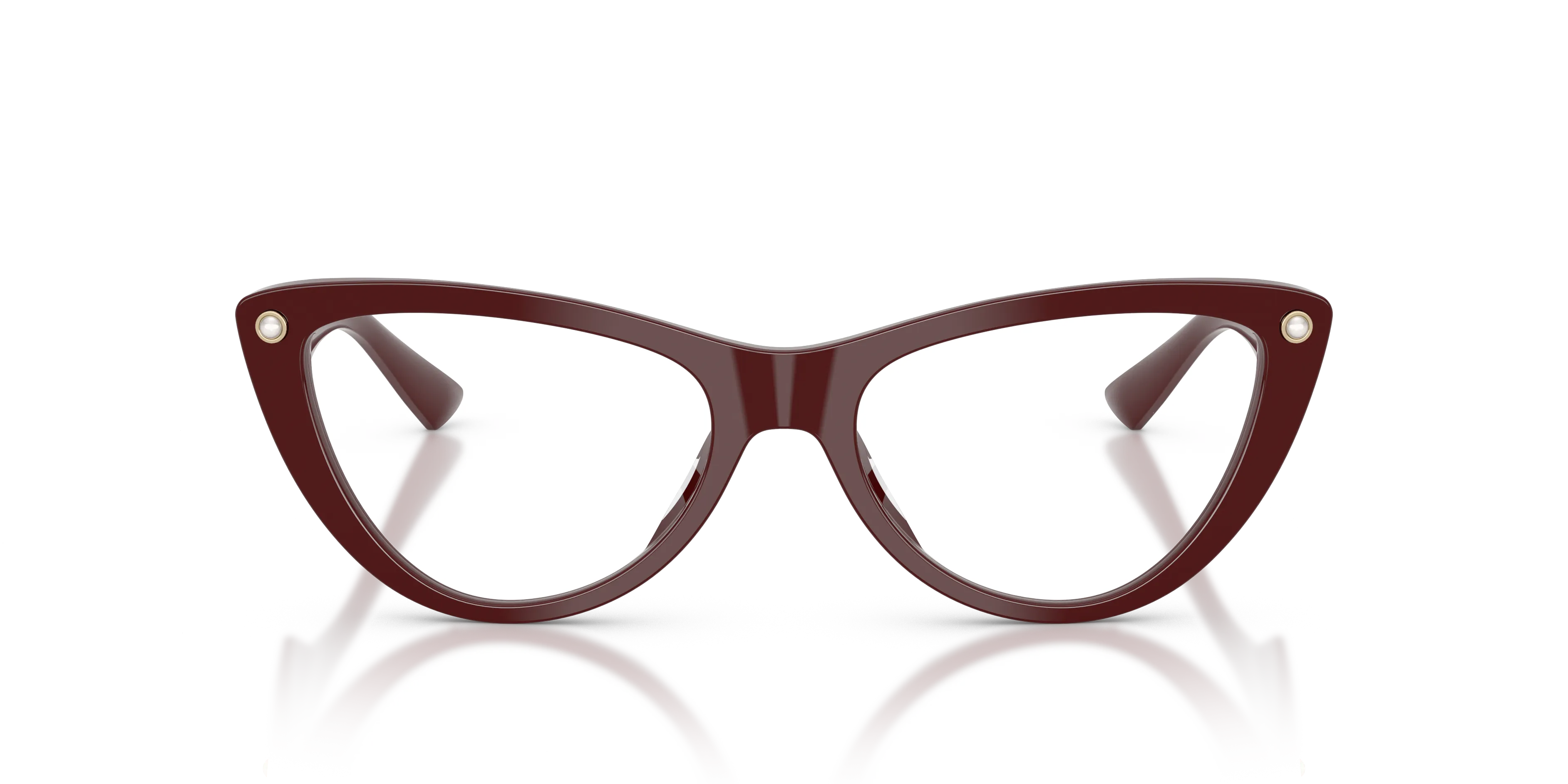 Jimmy Choo JC3044HU 5057 Montature da vista Acetato Rosso Cat Eye Normale - immagine 3