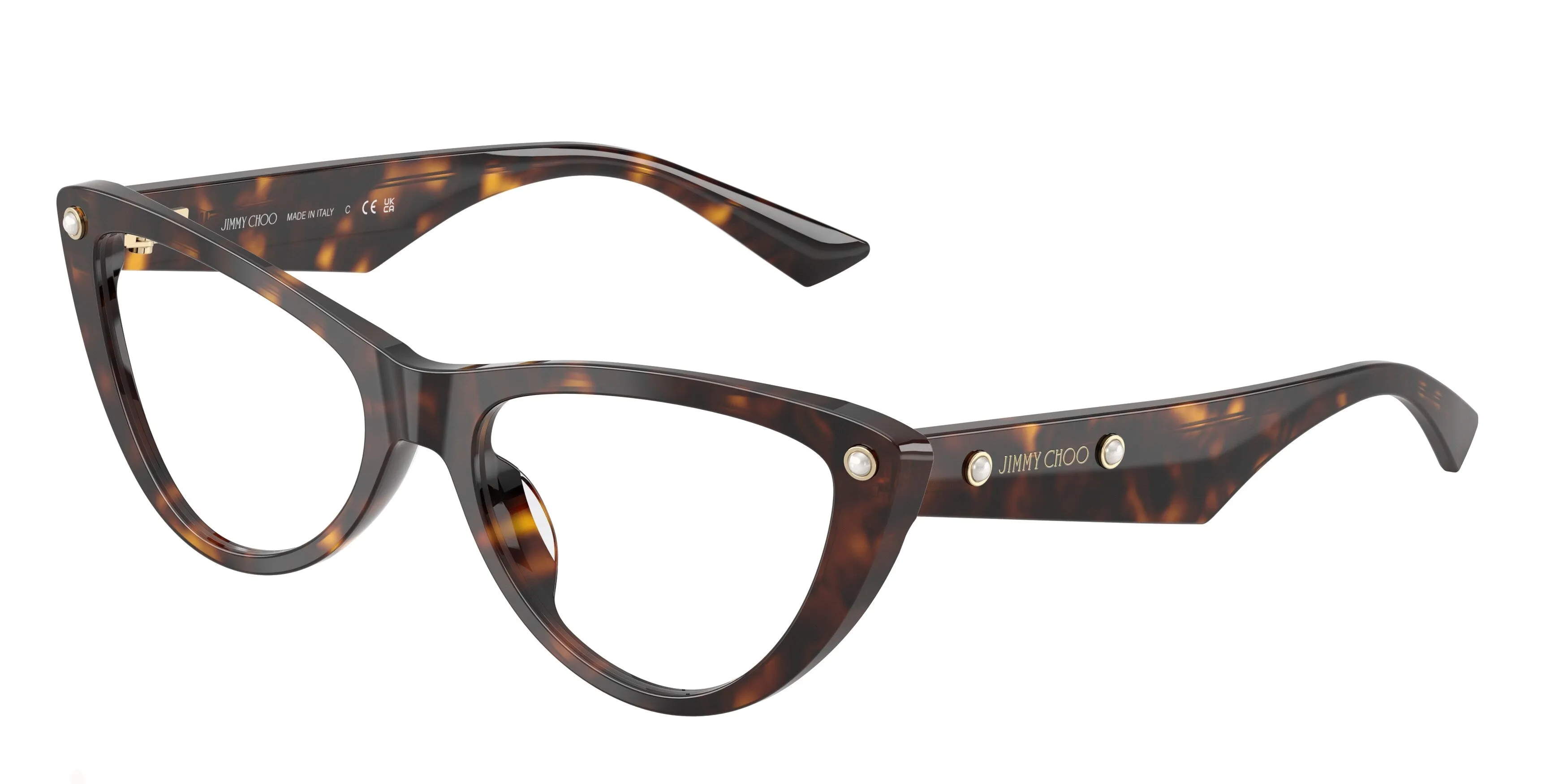Jimmy Choo JC3044HU 5002 Montature da vista Acetato Tartaruga Cat Eye Normale - immagine 1